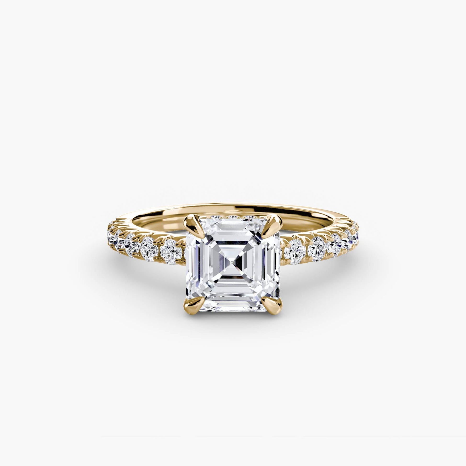 Solitaire with Pavé 6 - Prestige Stones
