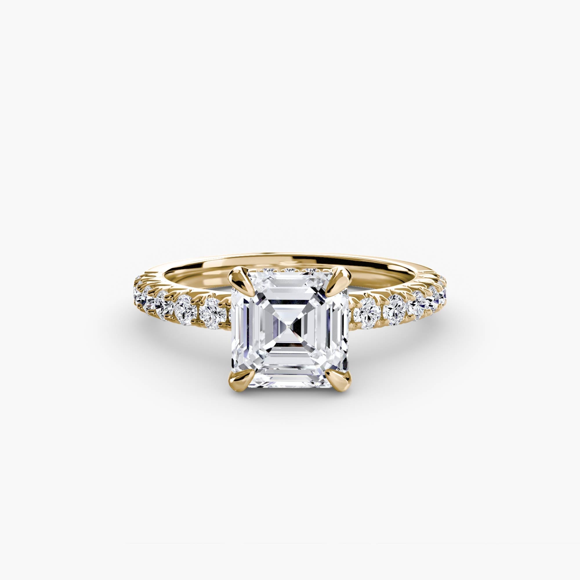 Solitaire with Pavé 6 - Prestige Stones
