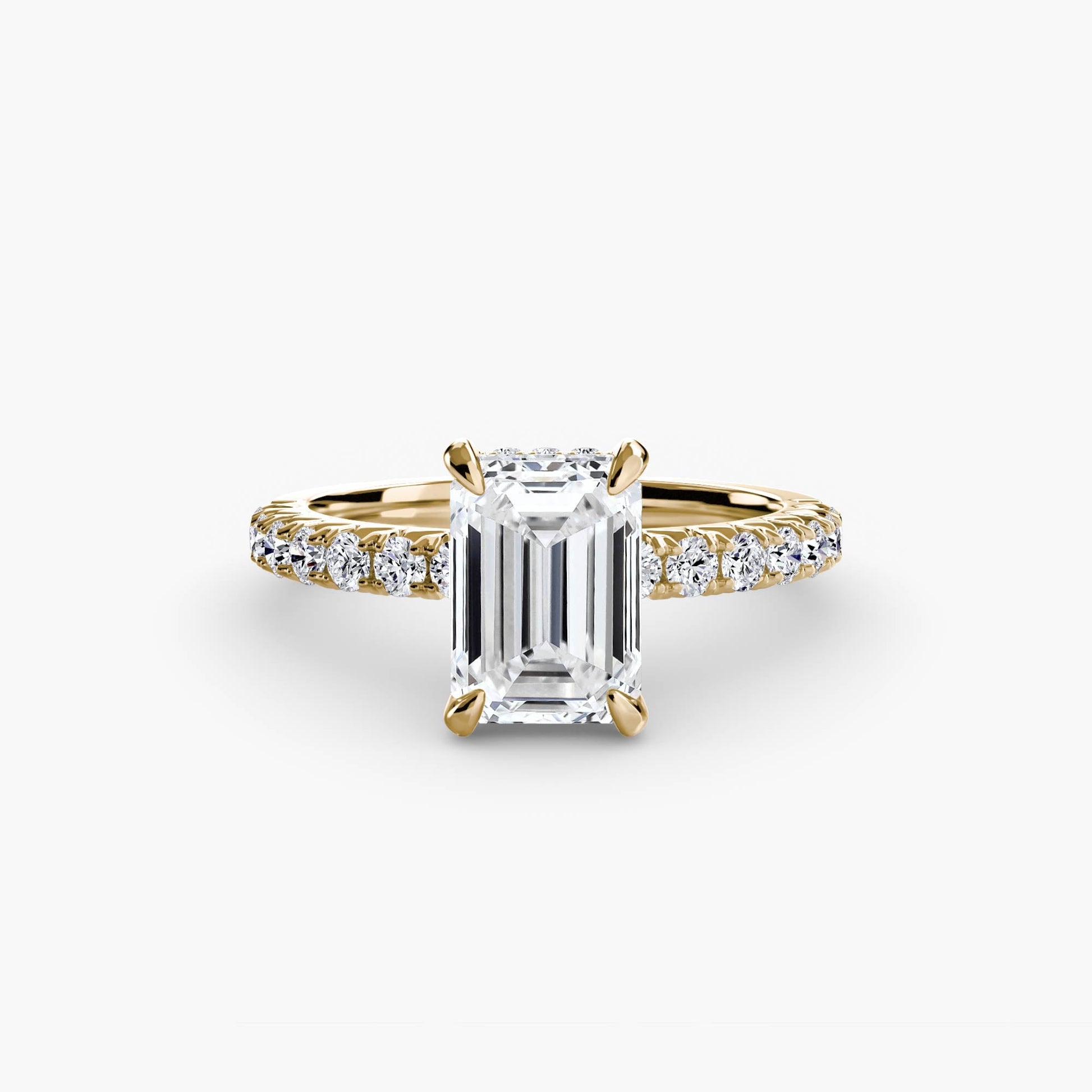 Solitaire with Pavé 6 - Prestige Stones