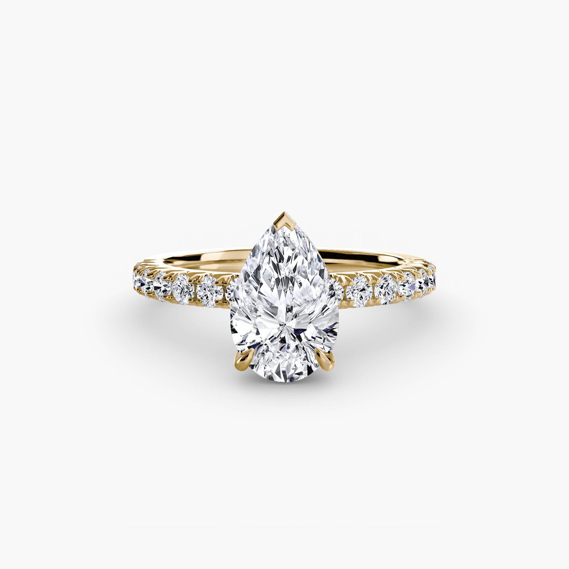 Solitaire with Pavé 6 - Prestige Stones