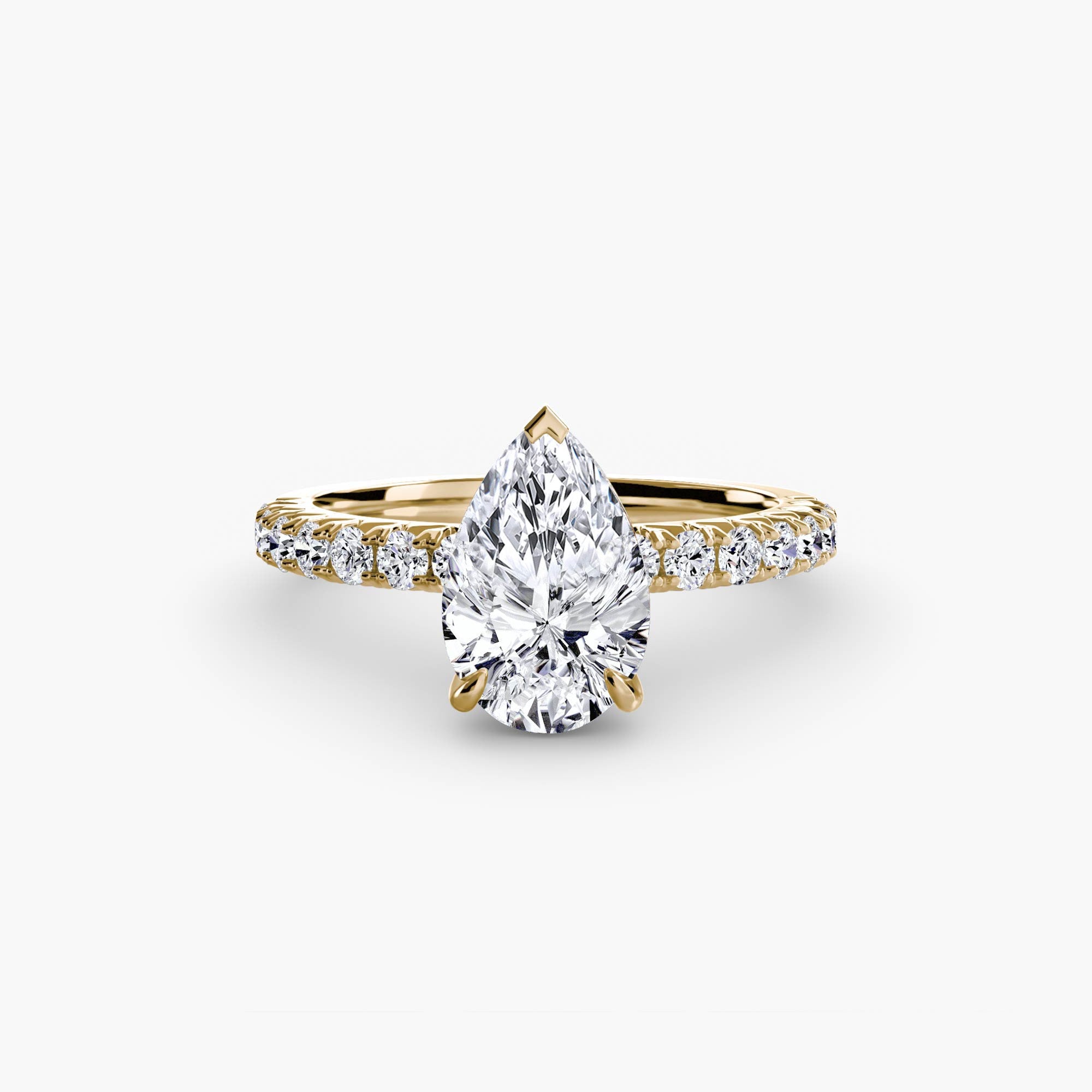 Solitaire with Pavé 6 - Prestige Stones