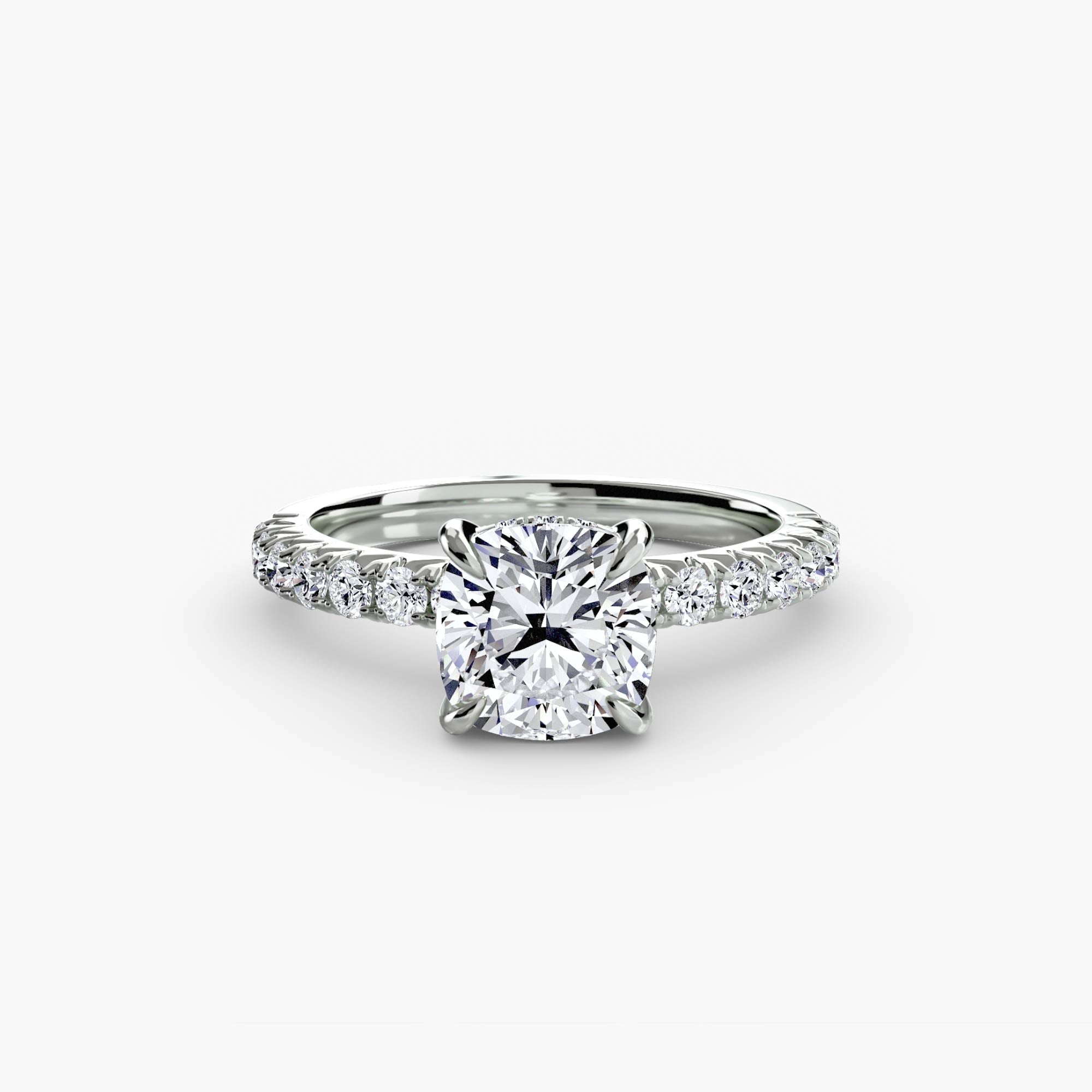 Solitaire with Pavé 6 - Prestige Stones