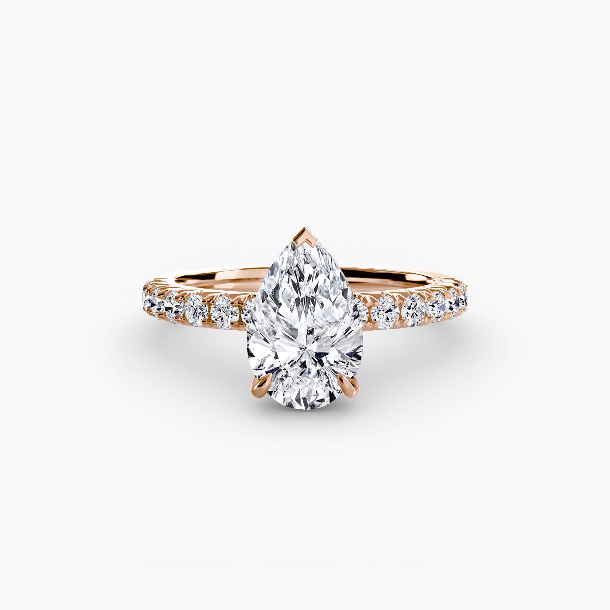 Solitaire with Pavé 6 - Prestige Stones