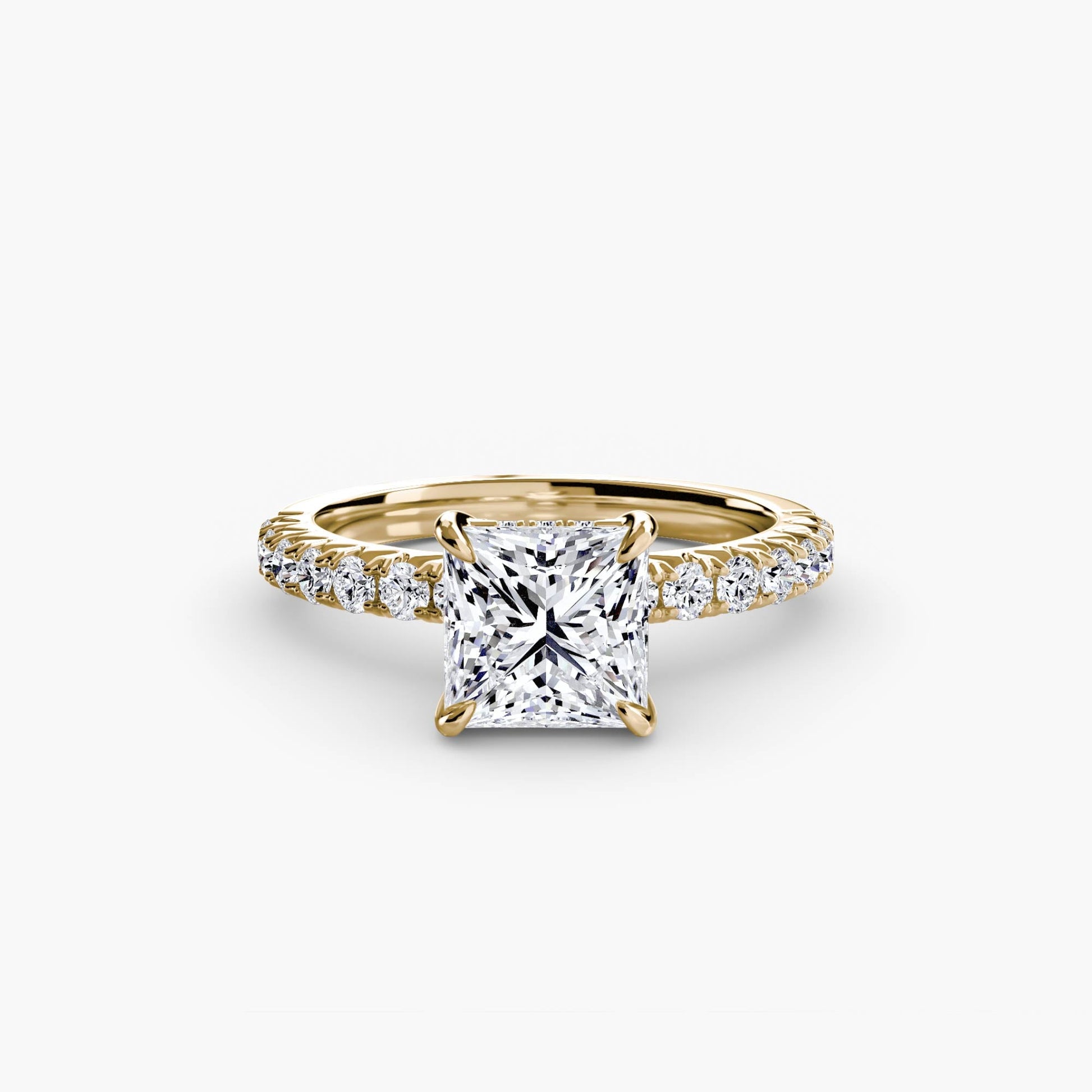 Solitaire with Pavé 6 - Prestige Stones