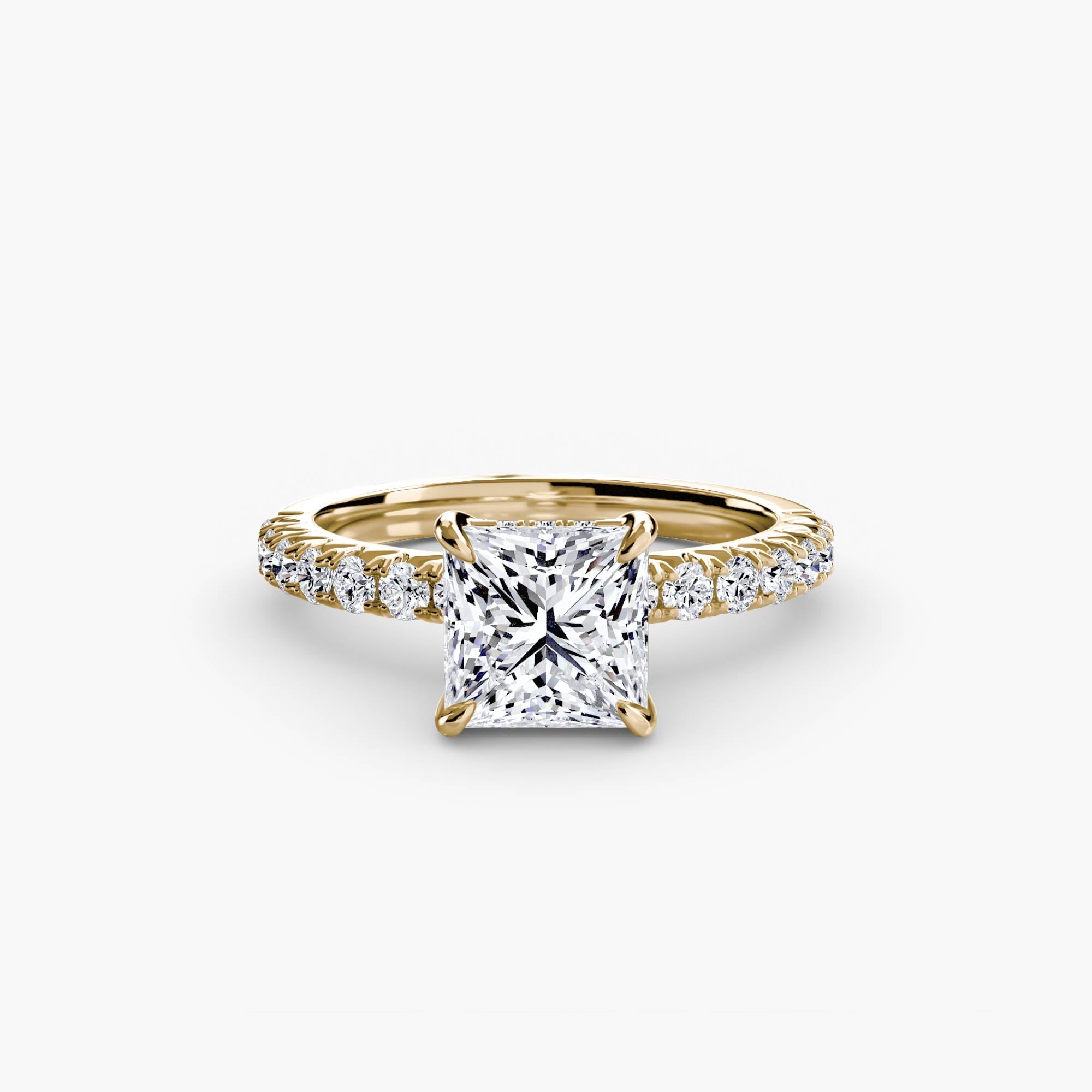 Solitaire with Pavé 6 - Prestige Stones