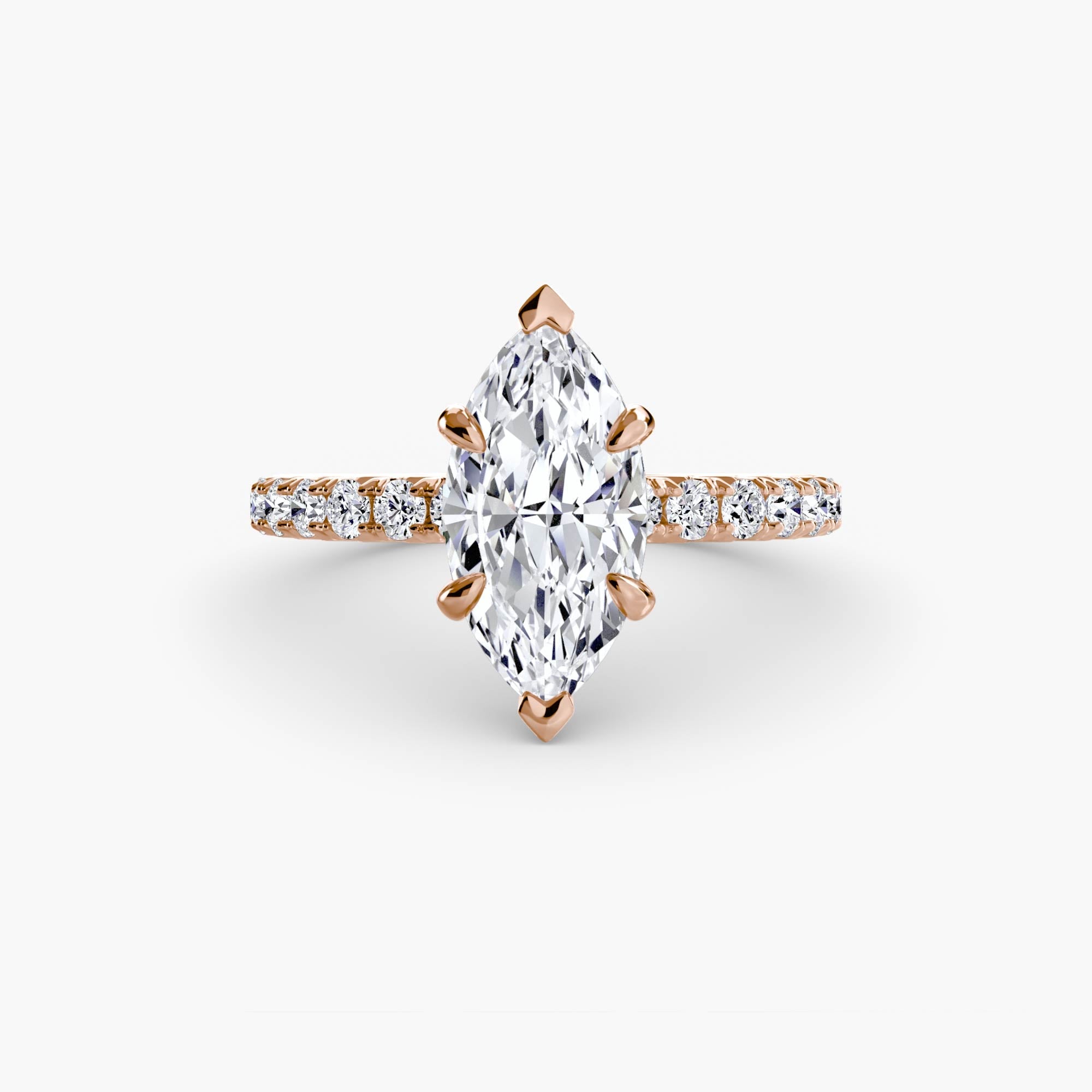 Solitaire with Pavé 6 - Prestige Stones