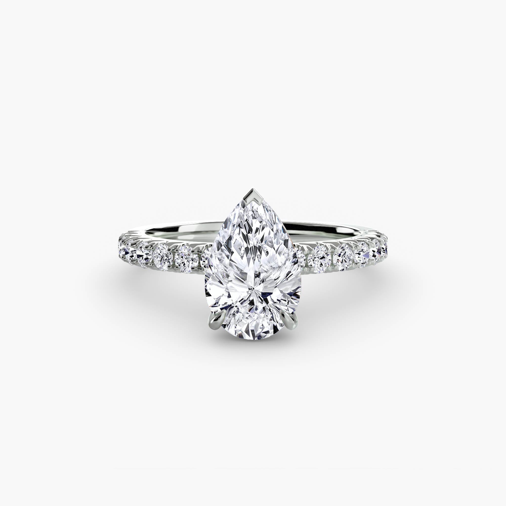 Solitaire with Pavé 6 - Prestige Stones