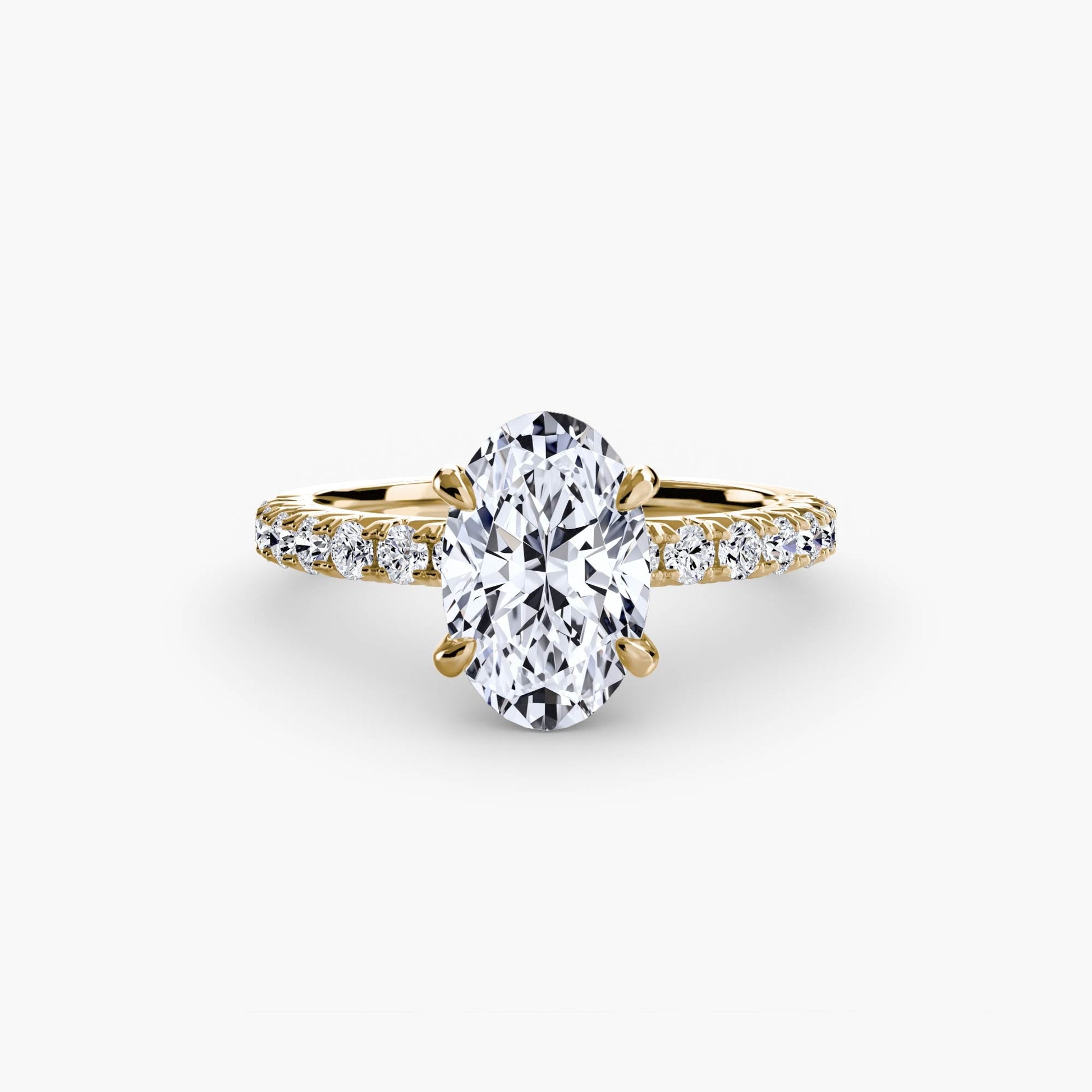 Solitaire with Pavé 6 - Prestige Stones