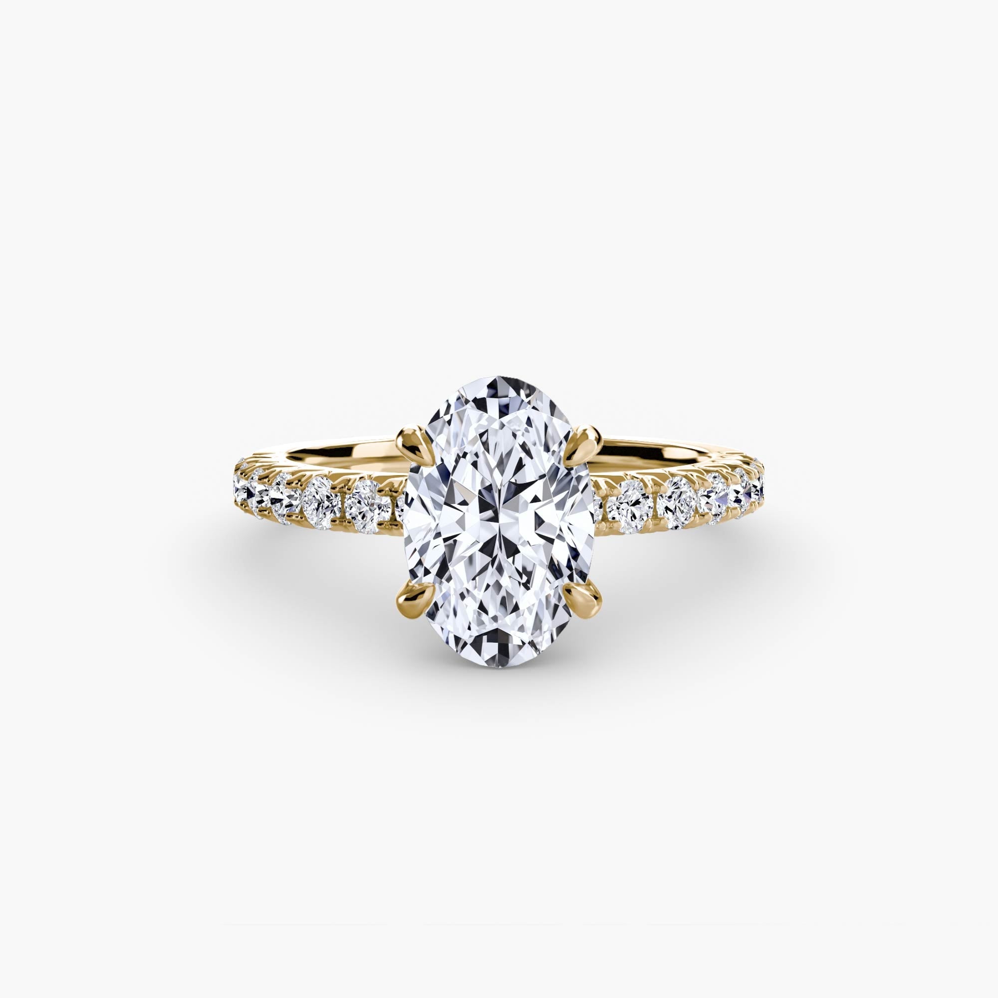 Solitaire with Pavé 6 - Prestige Stones