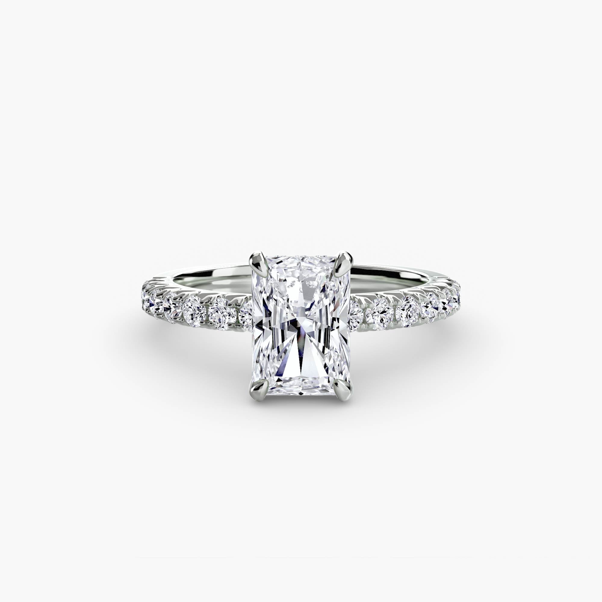 Solitaire with Pavé 6 - Prestige Stones