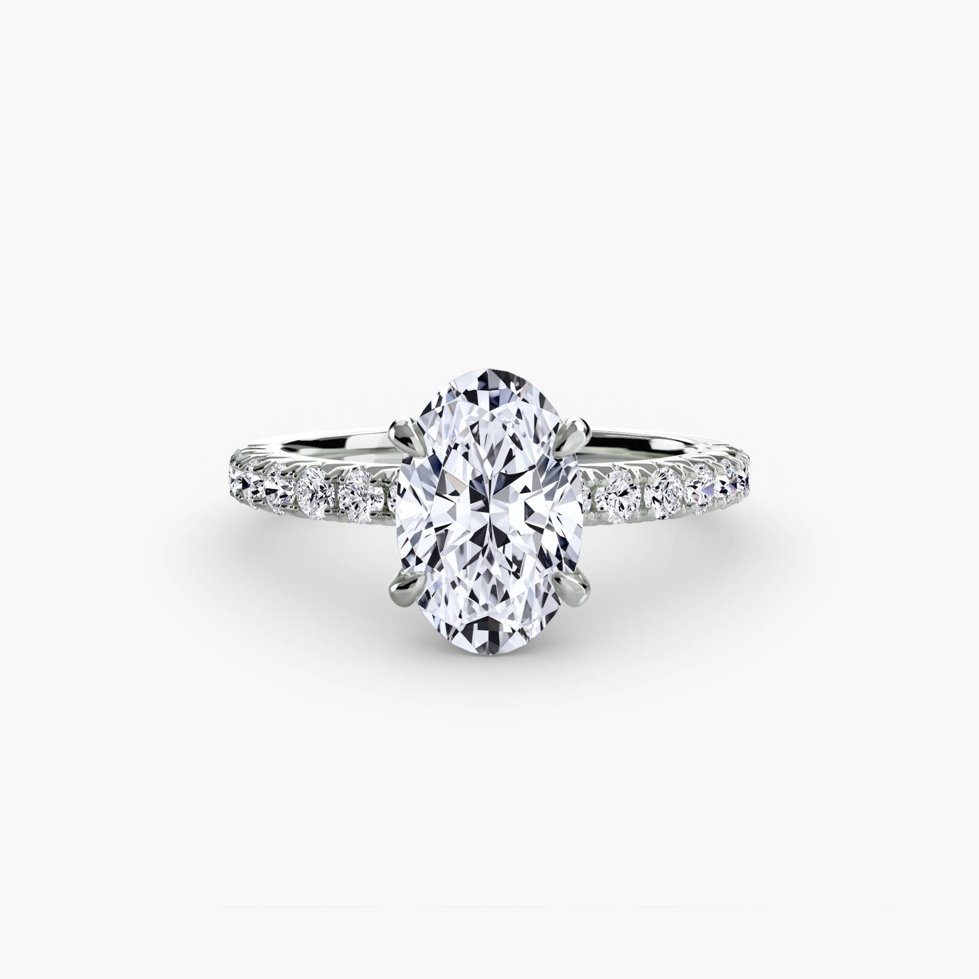 Solitaire with Pavé 6 - Prestige Stones