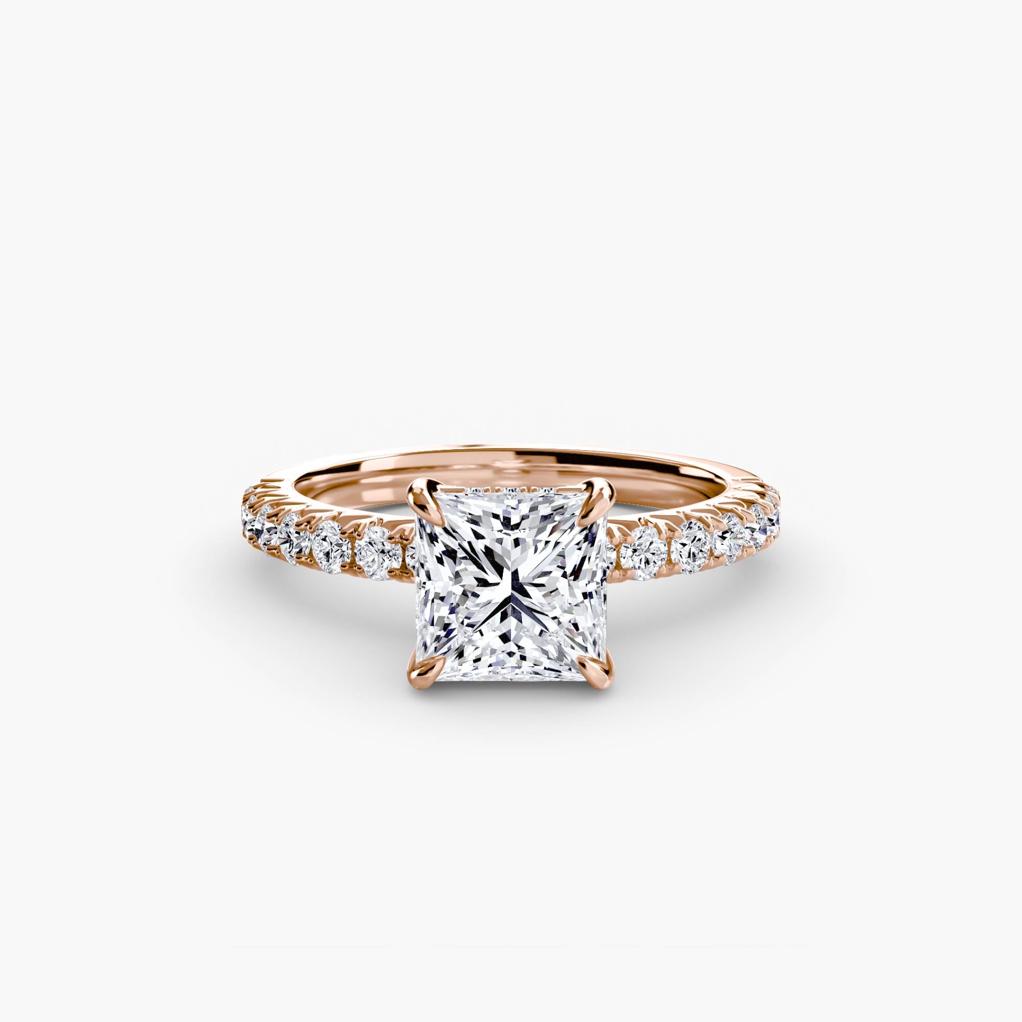 Solitaire with Pavé 6 - Prestige Stones
