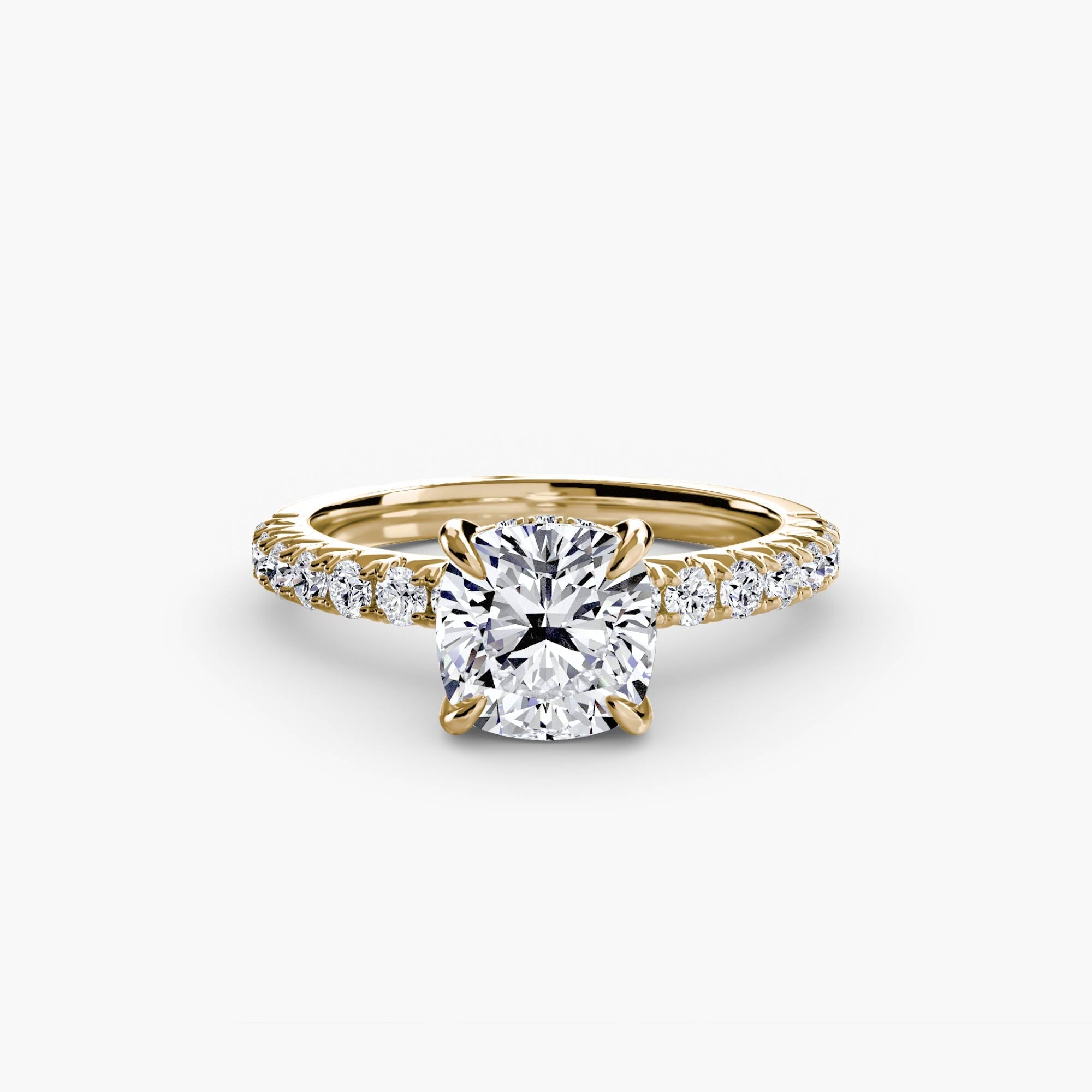 Solitaire with Pavé 6 - Prestige Stones