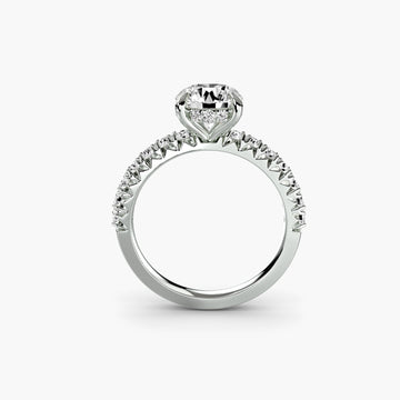 Solitaire with Pavé 6 - Prestige Stones