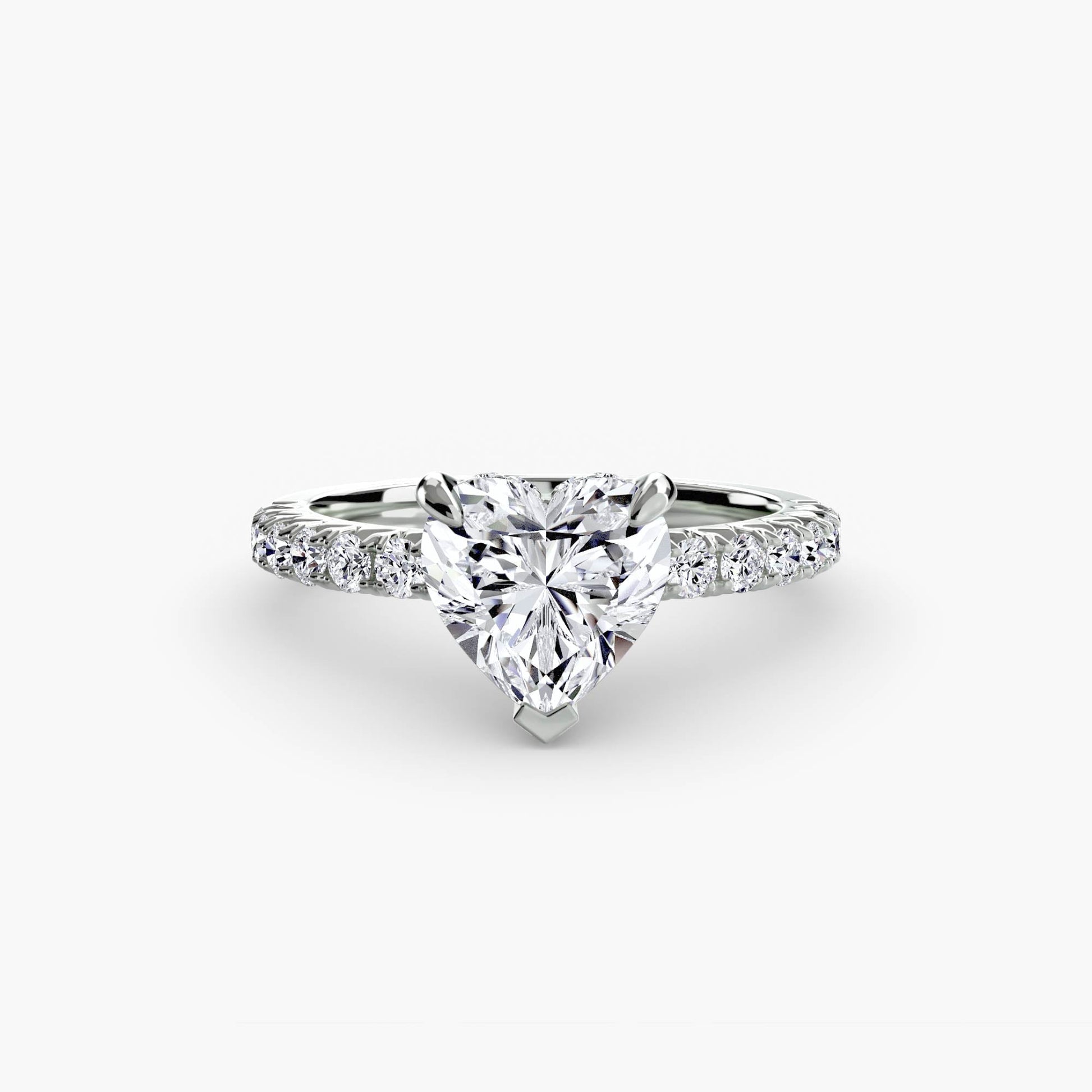 Solitaire with Pavé 6 - Prestige Stones