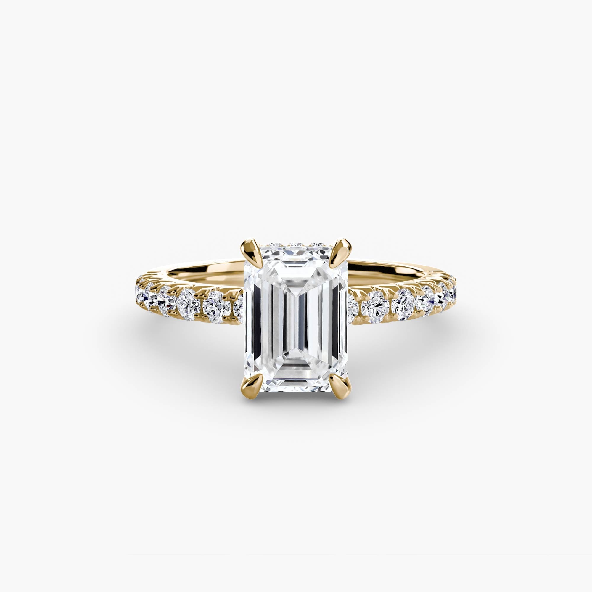 Solitaire with Pavé 6 - Prestige Stones