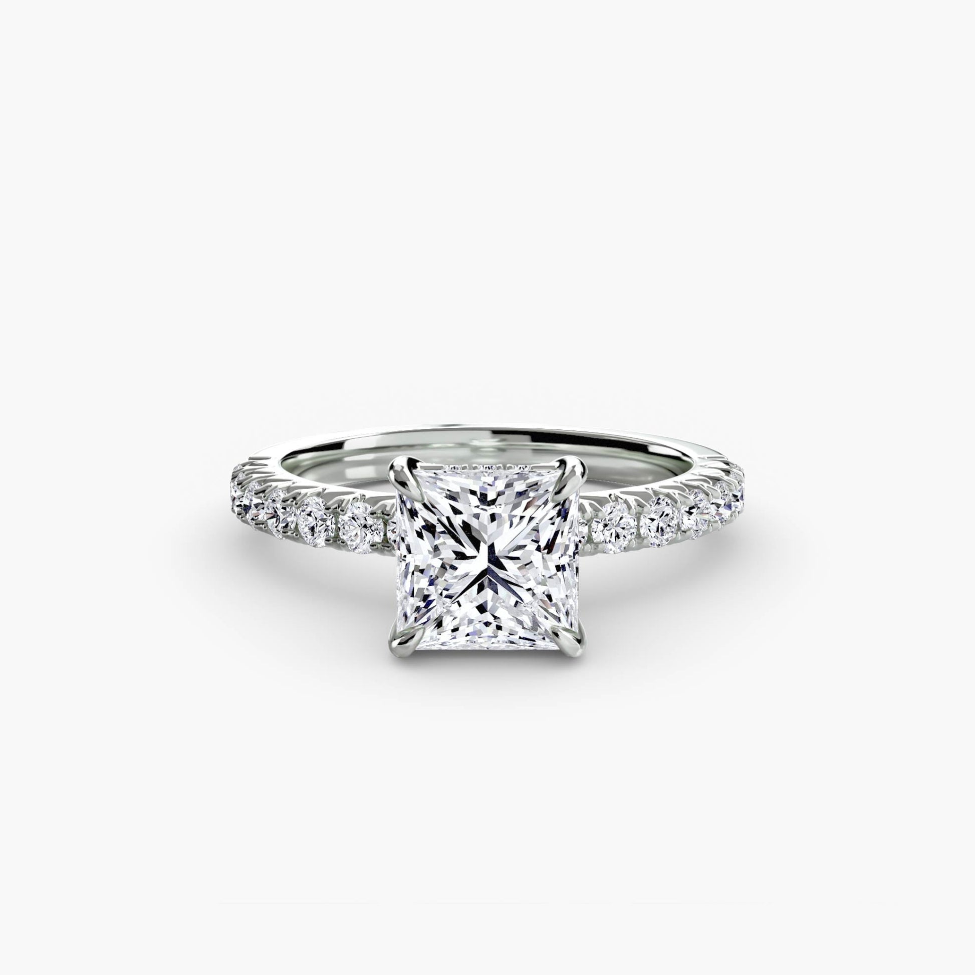 Solitaire with Pavé 6 - Prestige Stones