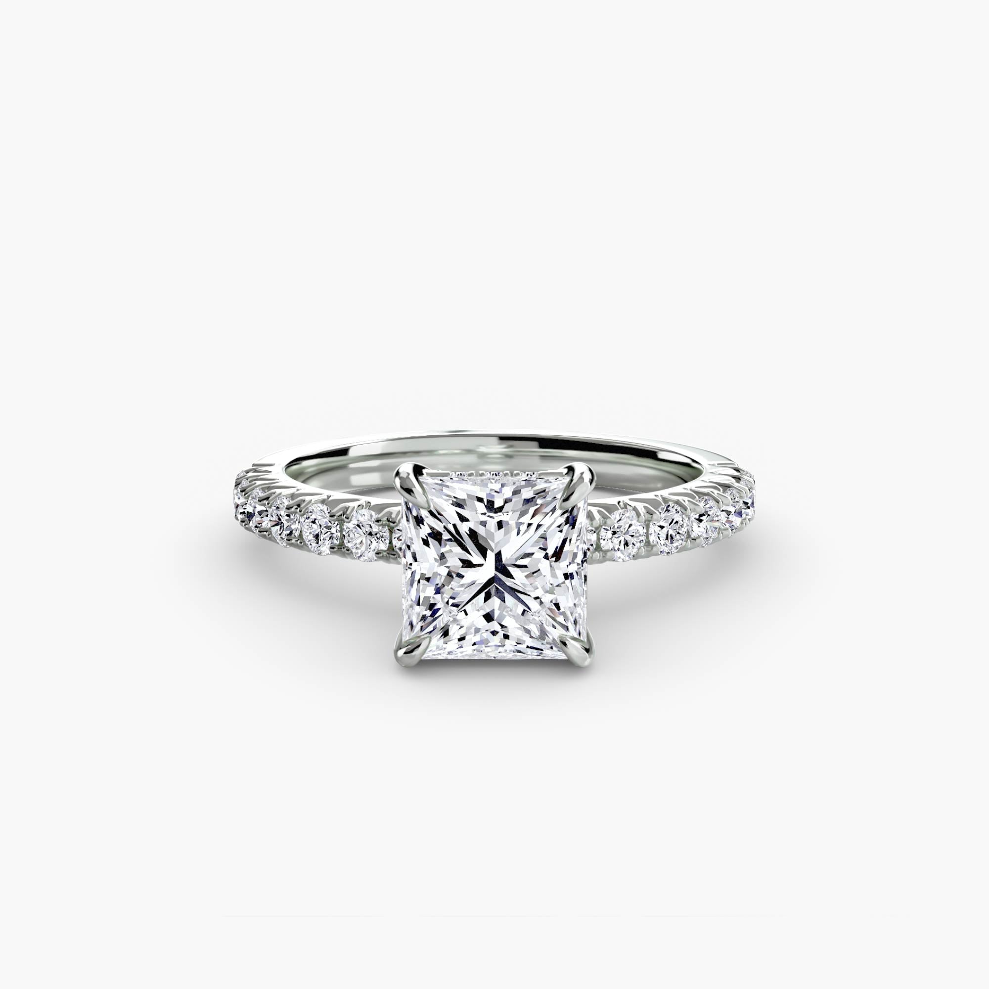 Solitaire with Pavé 6 - Prestige Stones