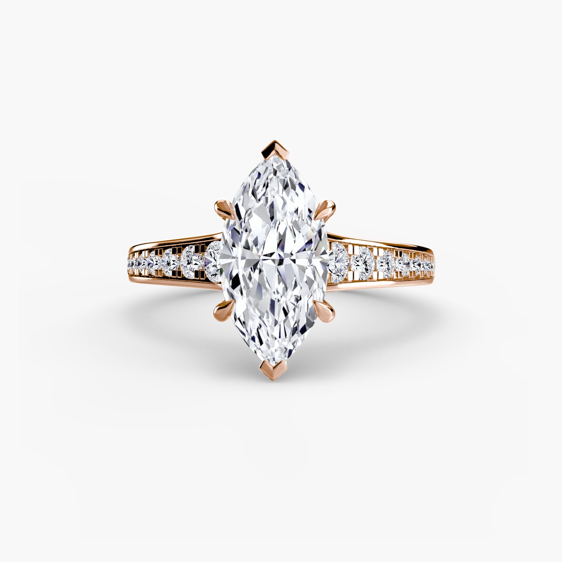 Solitaire with Pavé 7 - Prestige Stones