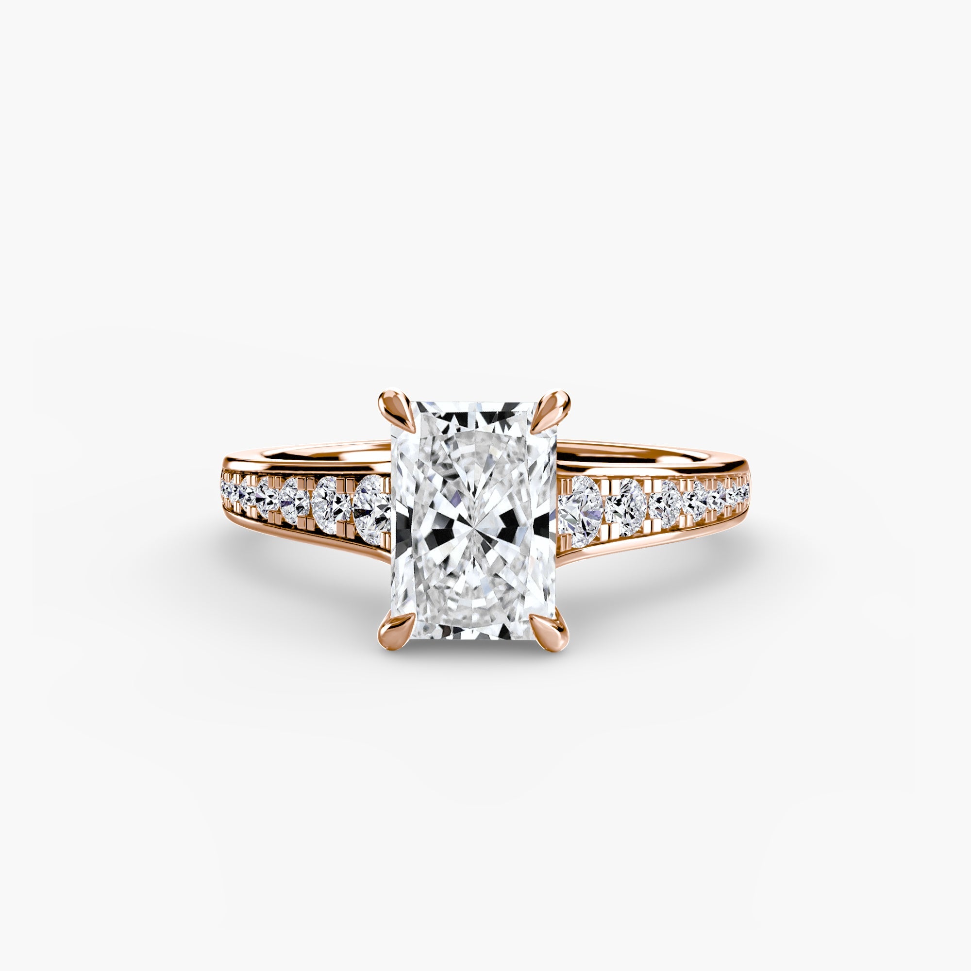 Solitaire with Pavé 7 - Prestige Stones