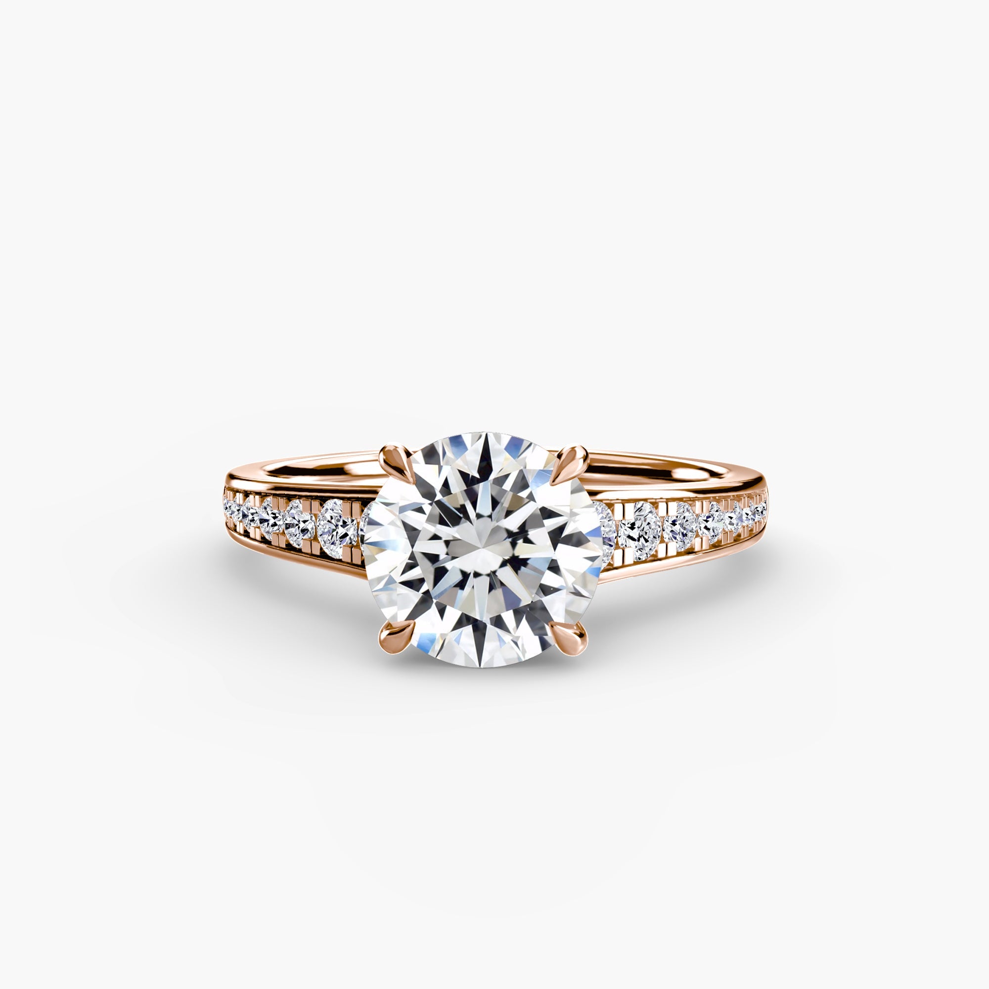 Solitaire with Pavé 7 - Prestige Stones