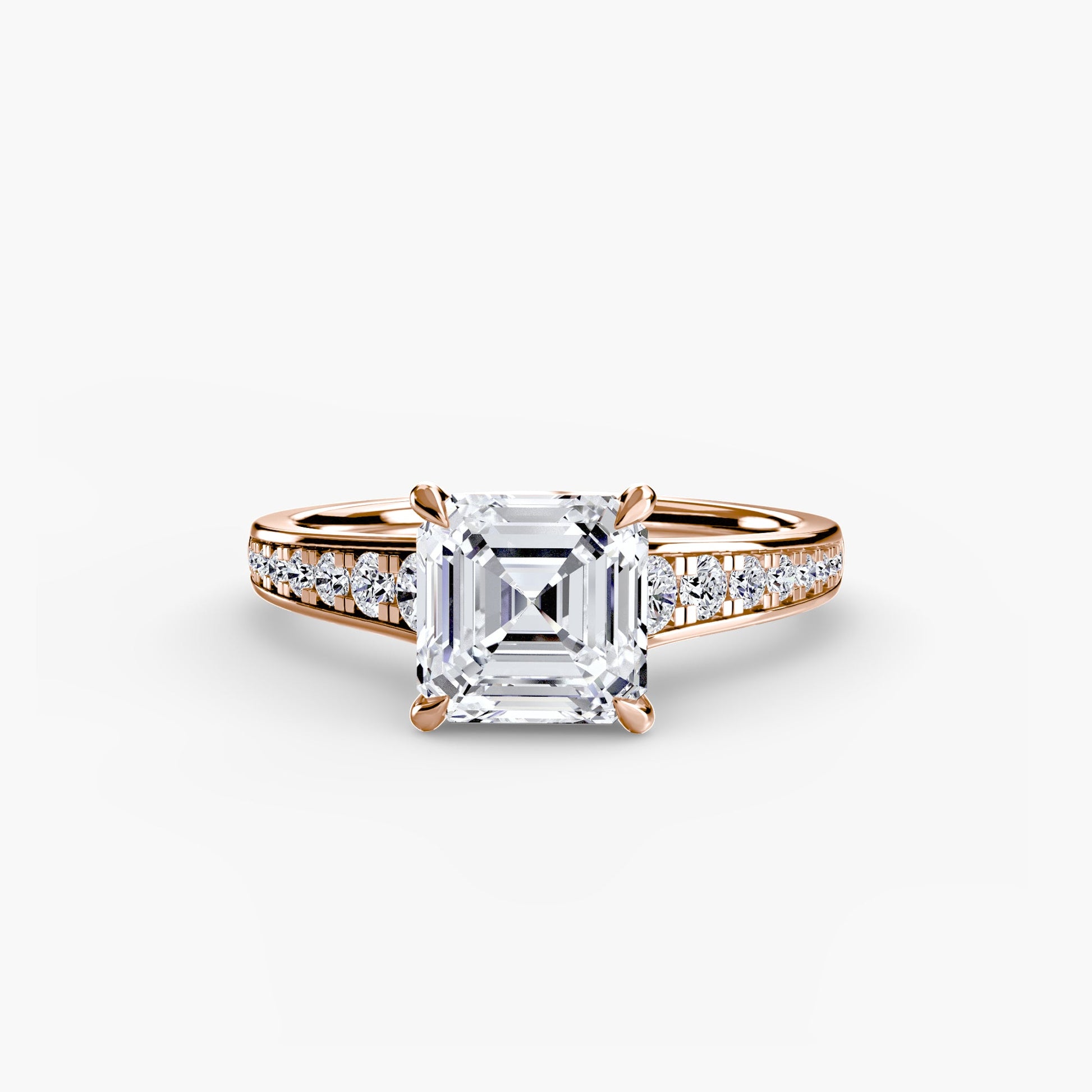 Solitaire with Pavé 7 - Prestige Stones