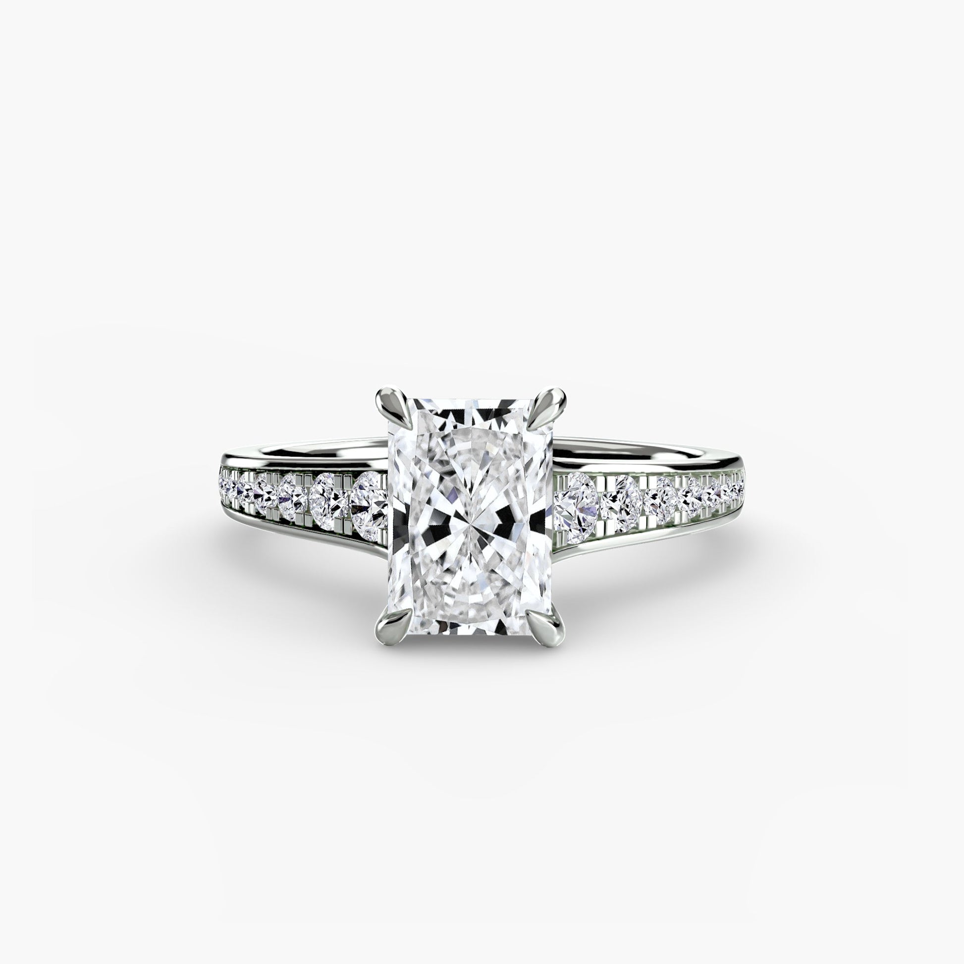 Solitaire with Pavé 7 - Prestige Stones