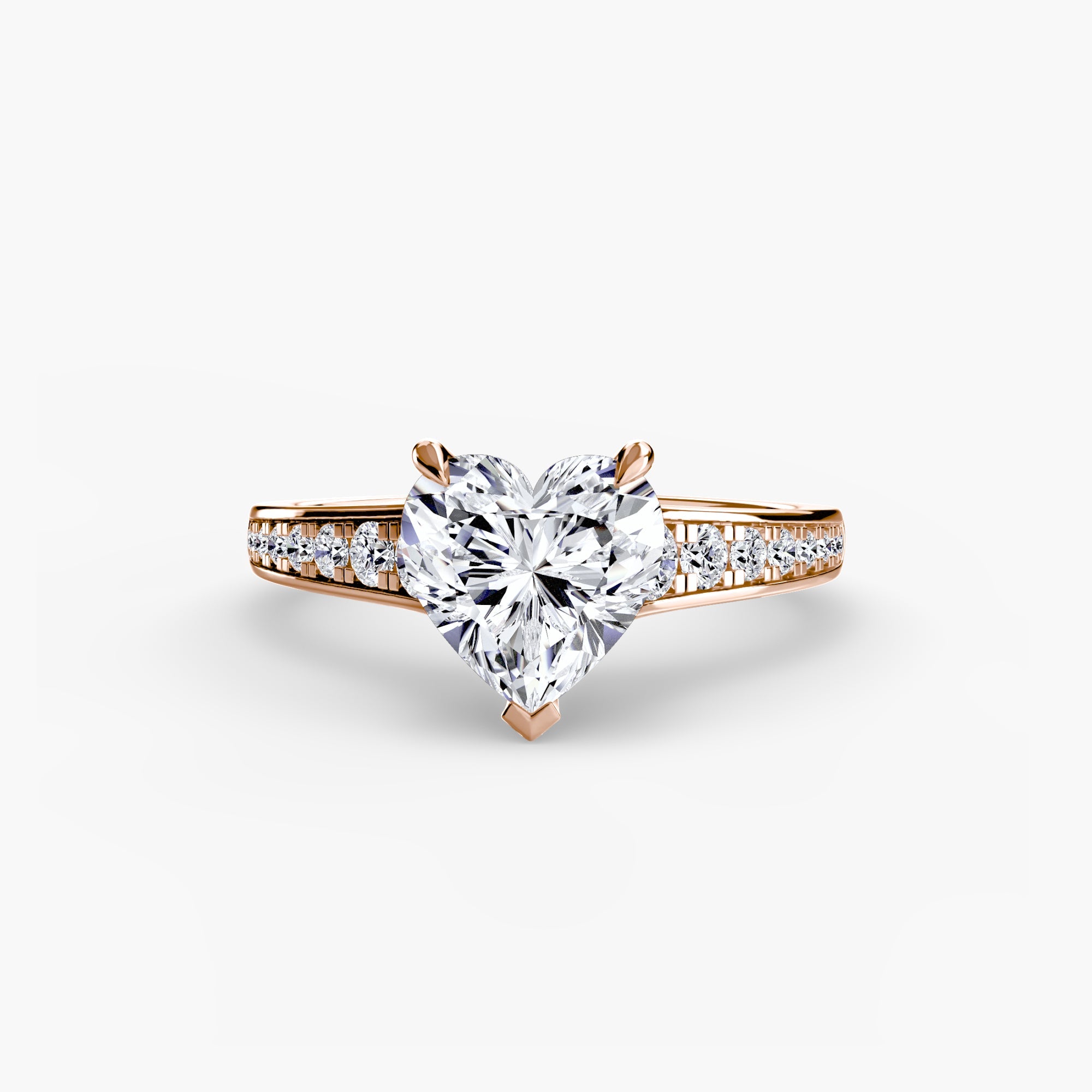 Solitaire with Pavé 7 - Prestige Stones