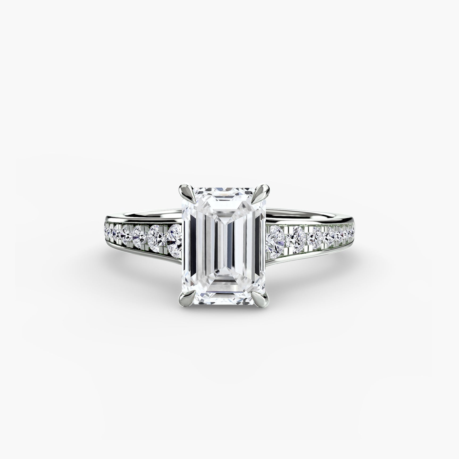 Solitaire with Pavé 7 - Prestige Stones