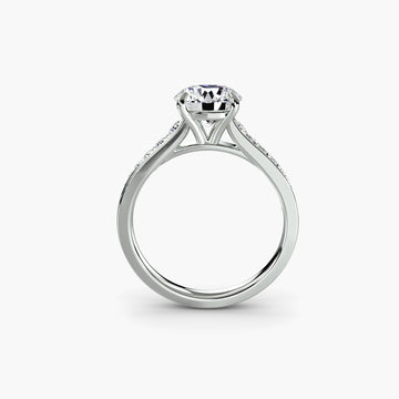 Solitaire with Pavé 7 - Prestige Stones