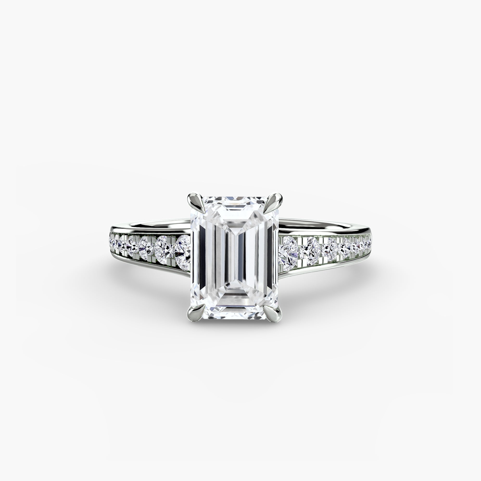 Solitaire with Pavé 7 - Prestige Stones