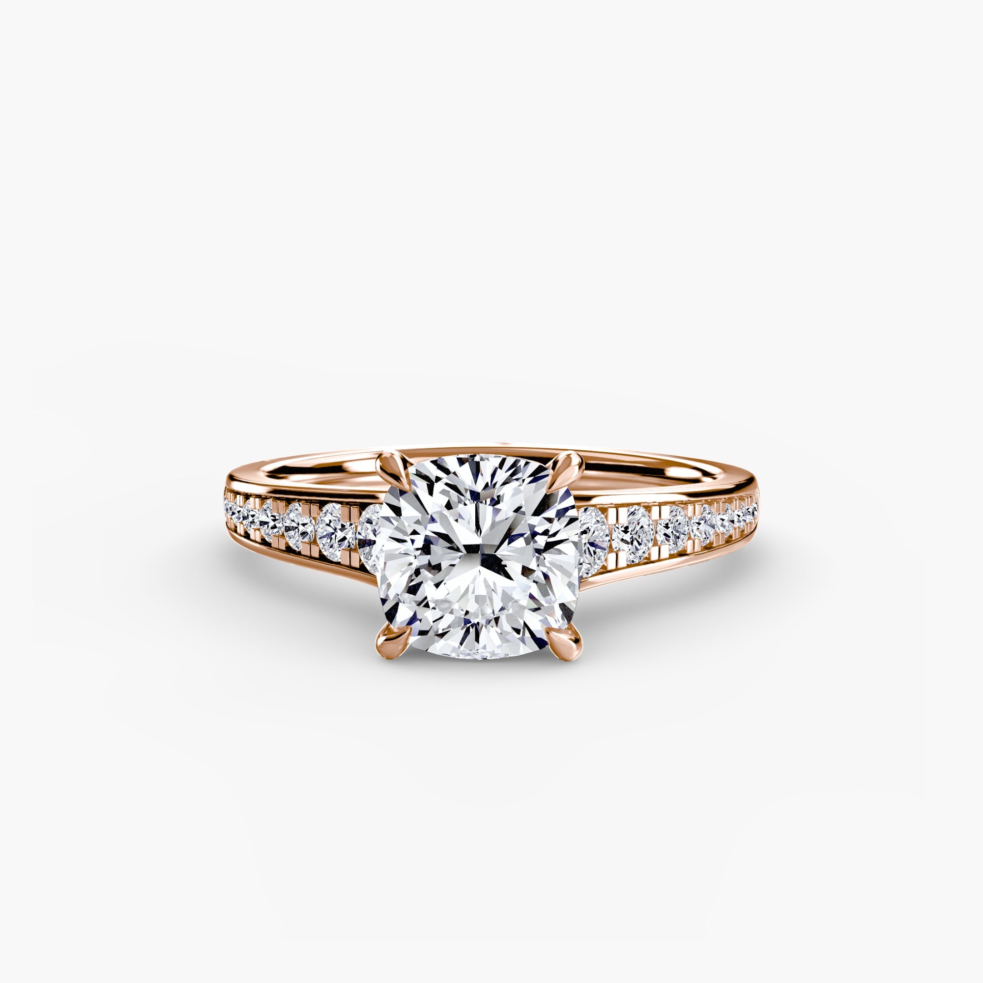 Solitaire with Pavé 7 - Prestige Stones