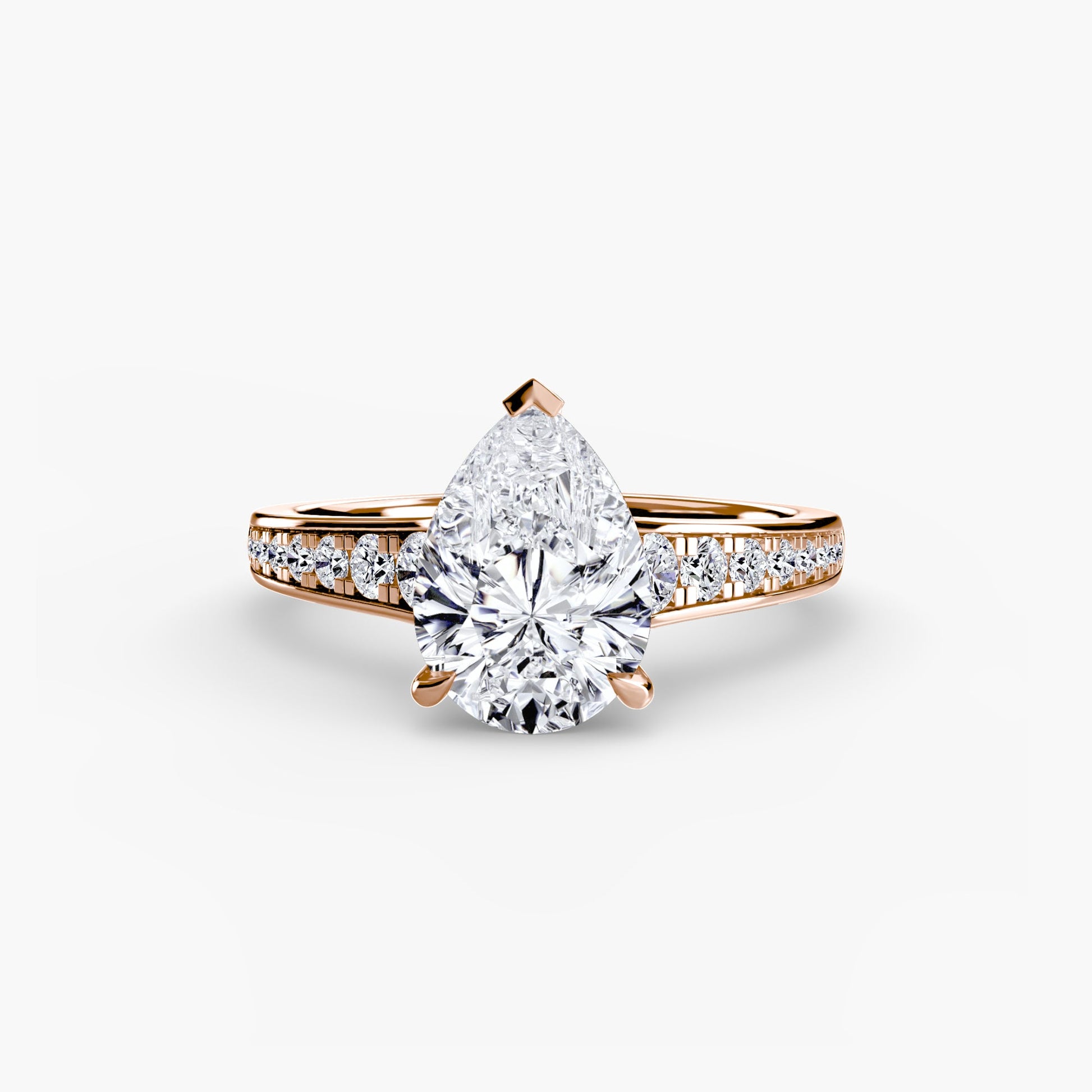 Solitaire with Pavé 7 - Prestige Stones