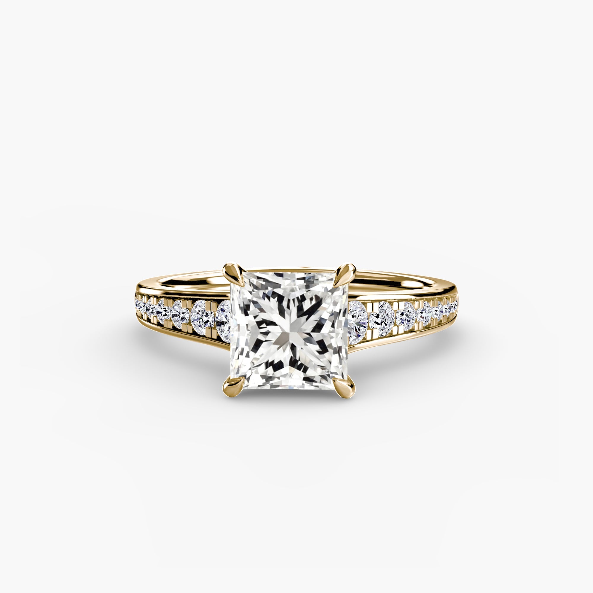 Solitaire with Pavé 7 - Prestige Stones