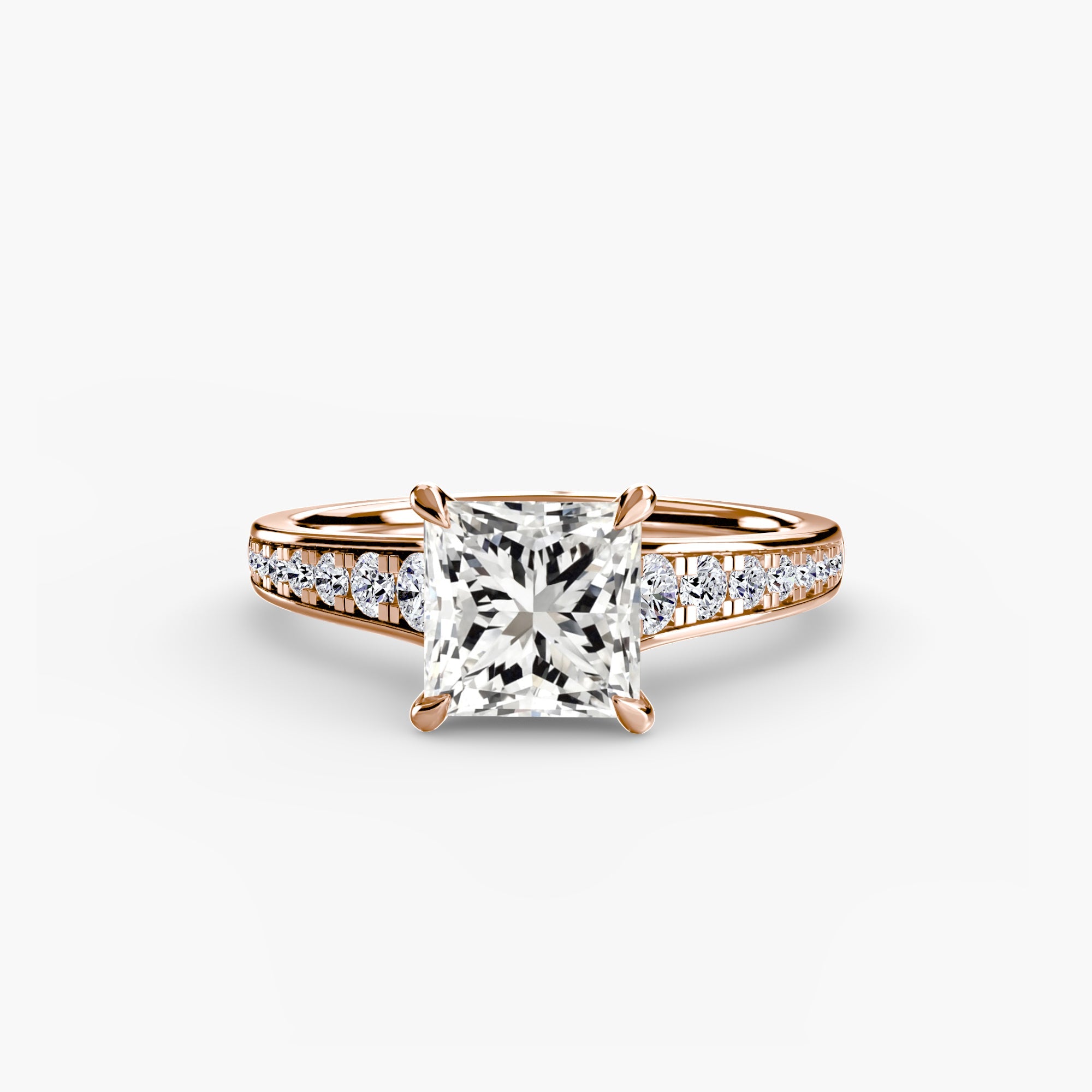 Solitaire with Pavé 7 - Prestige Stones