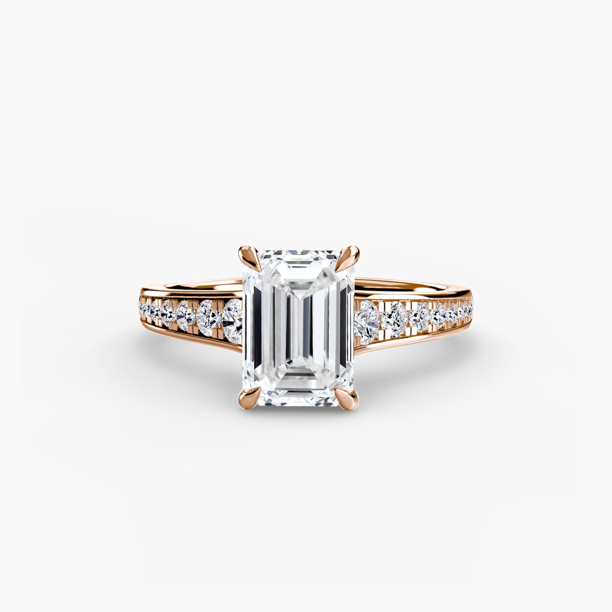 Solitaire with Pavé 7 - Prestige Stones