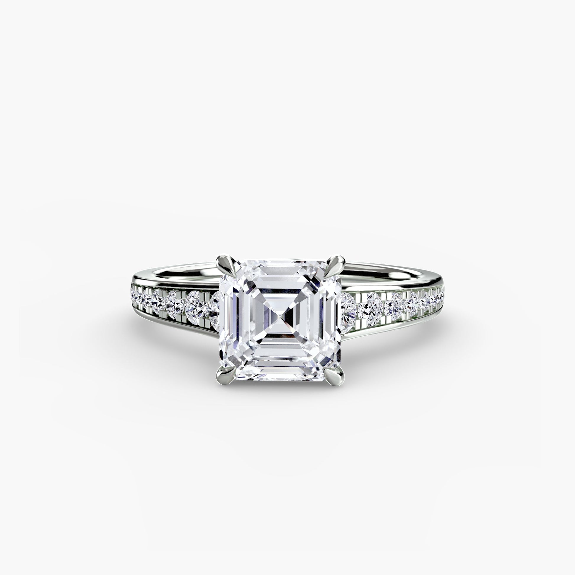 Solitaire with Pavé 7 - Prestige Stones