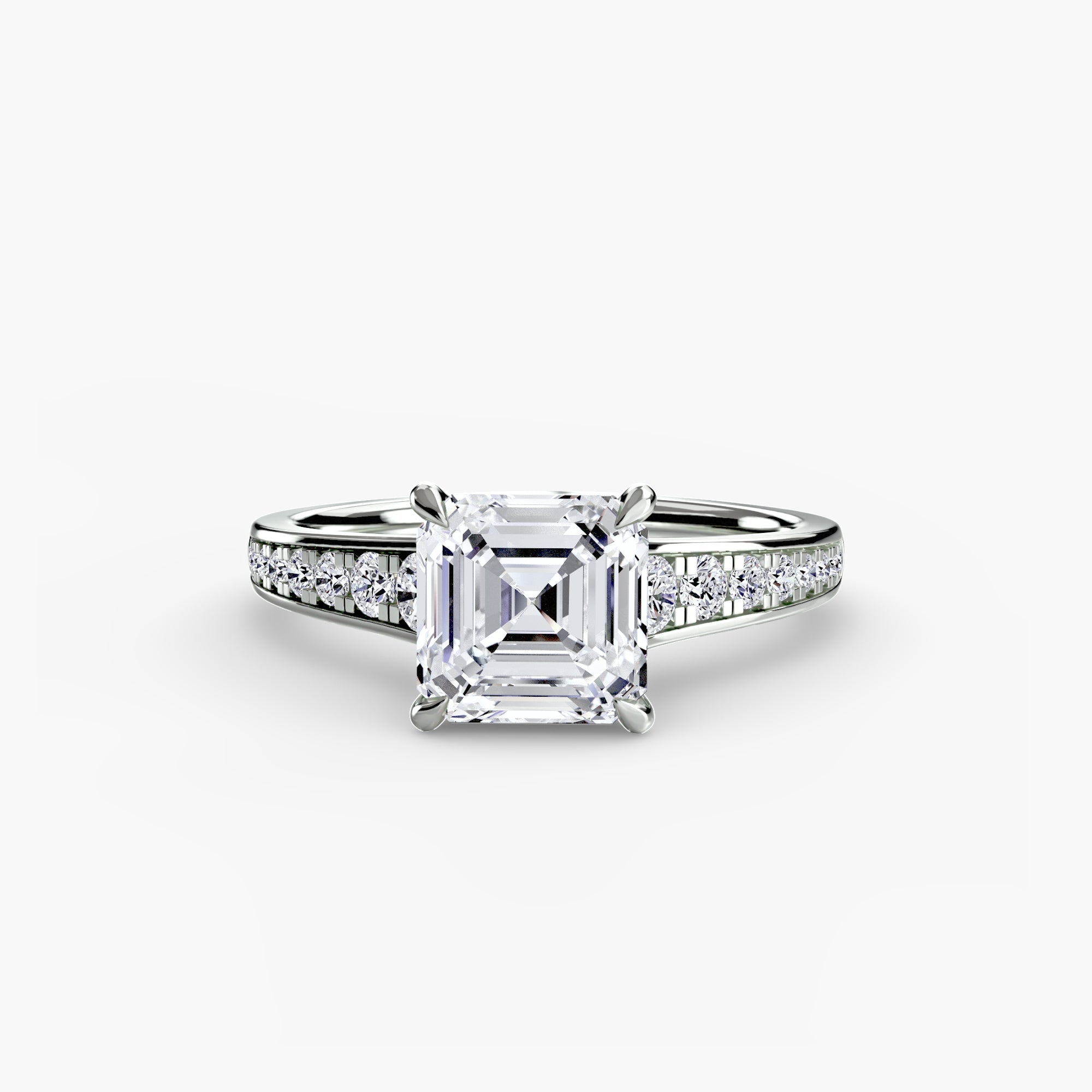 Solitaire with Pavé 7 - Prestige Stones