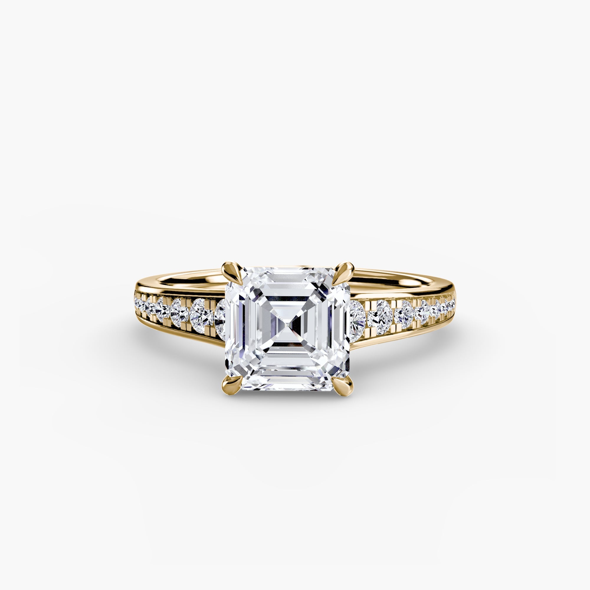 Solitaire with Pavé 7 - Prestige Stones