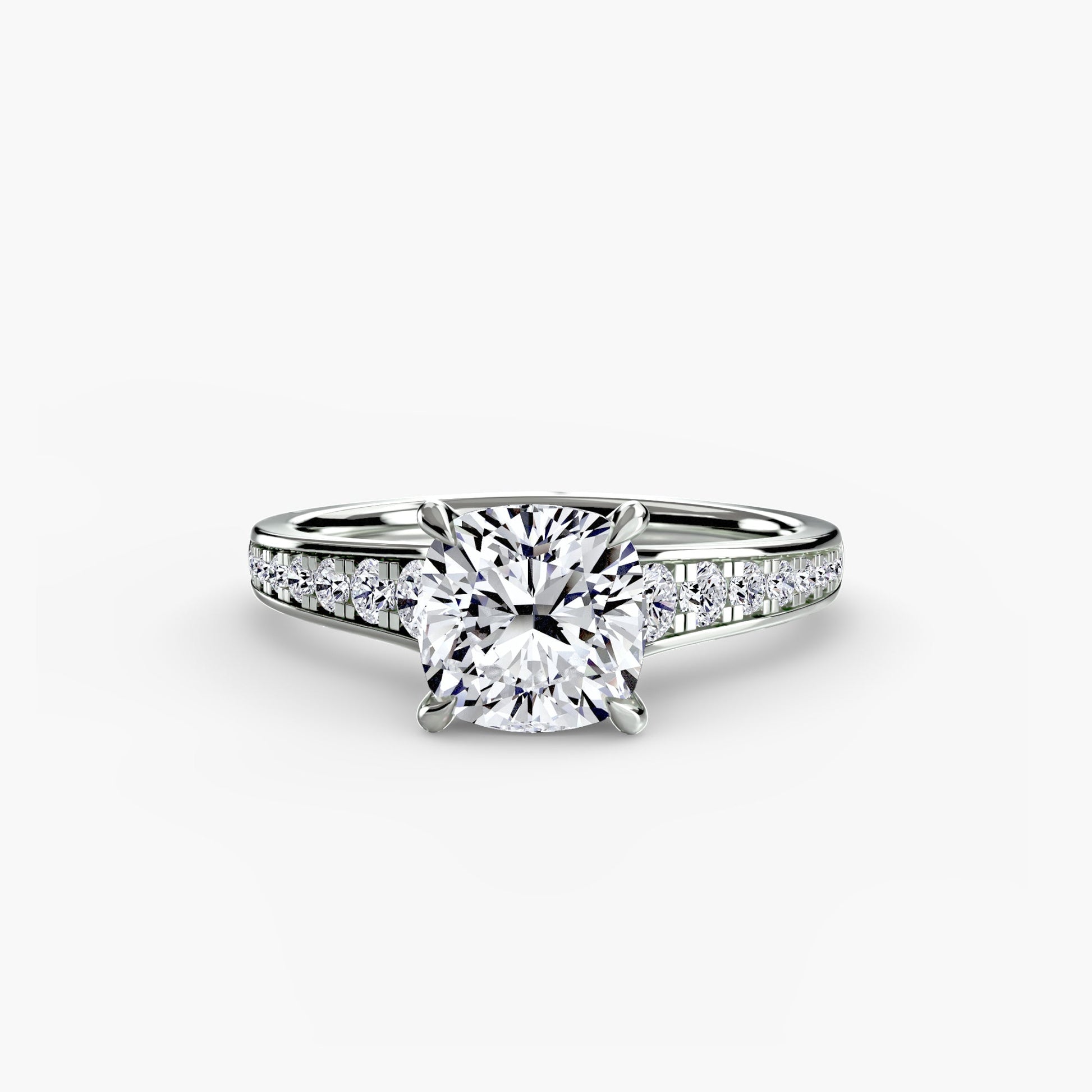 Solitaire with Pavé 7 - Prestige Stones
