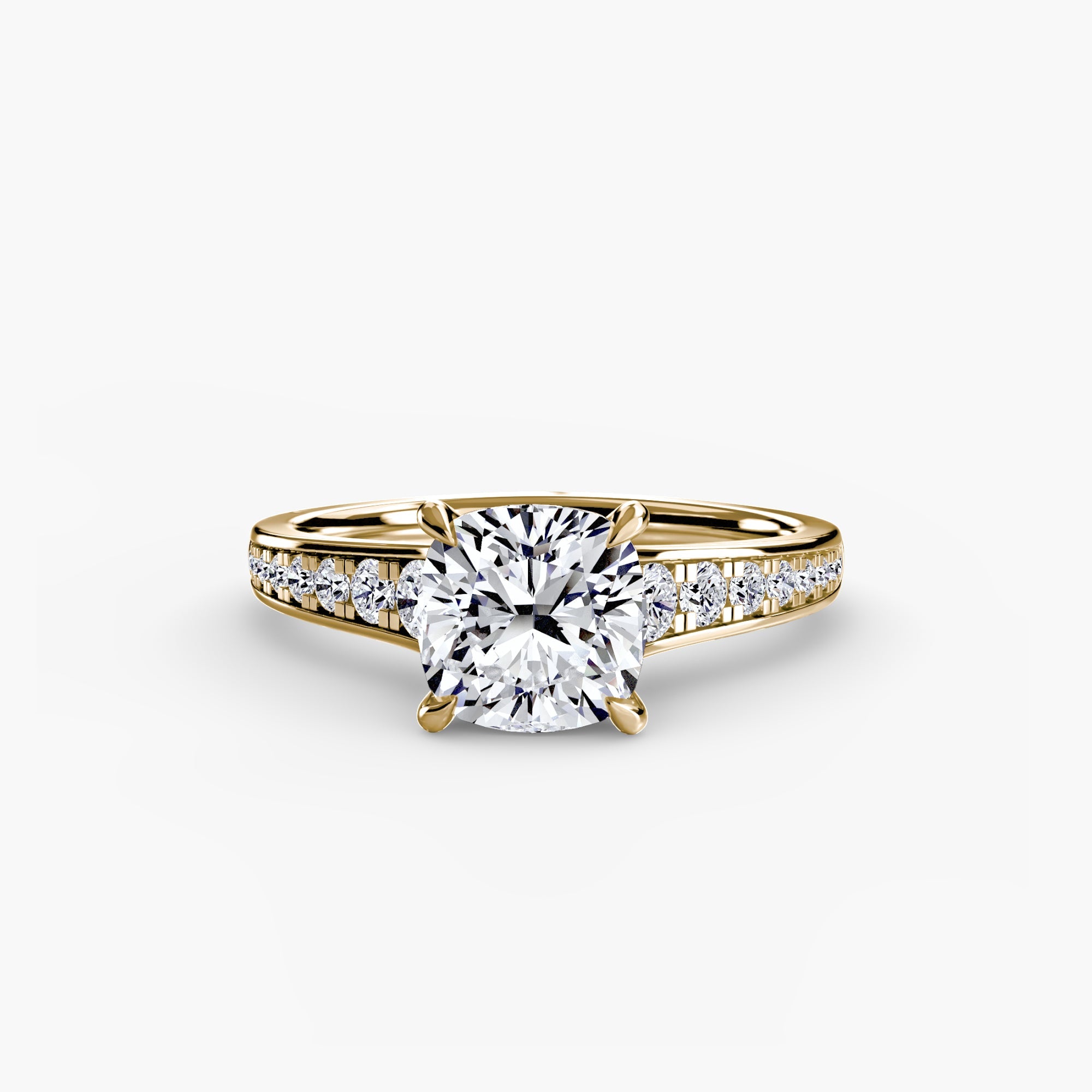 Solitaire with Pavé 7 - Prestige Stones