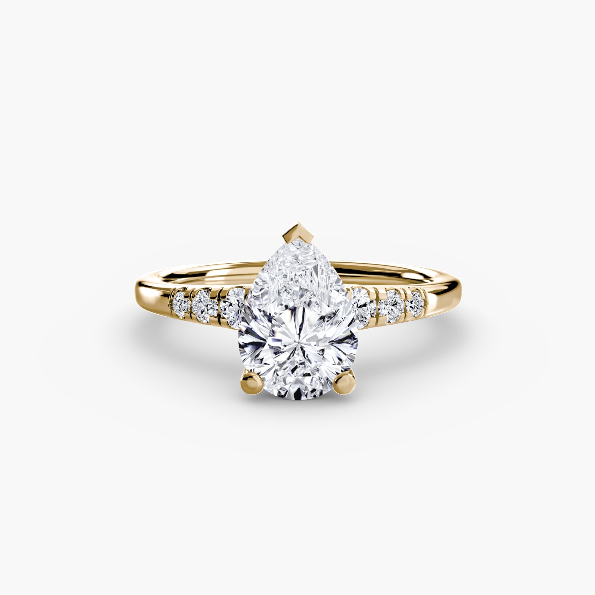 Solitaire with Shoulder Accents - Prestige Stones