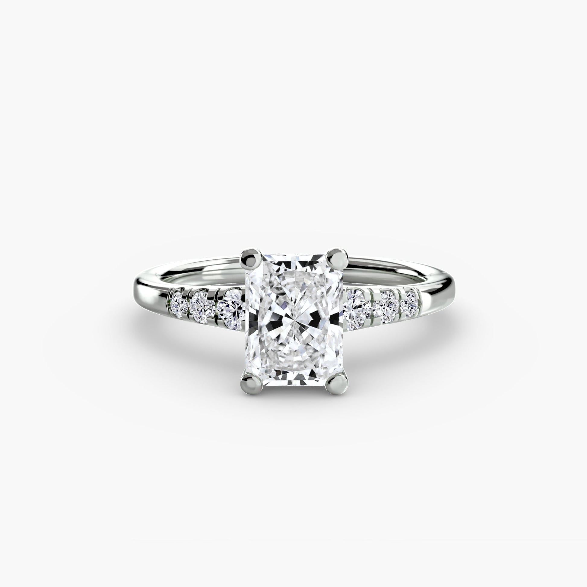 Solitaire with Shoulder Accents - Prestige Stones