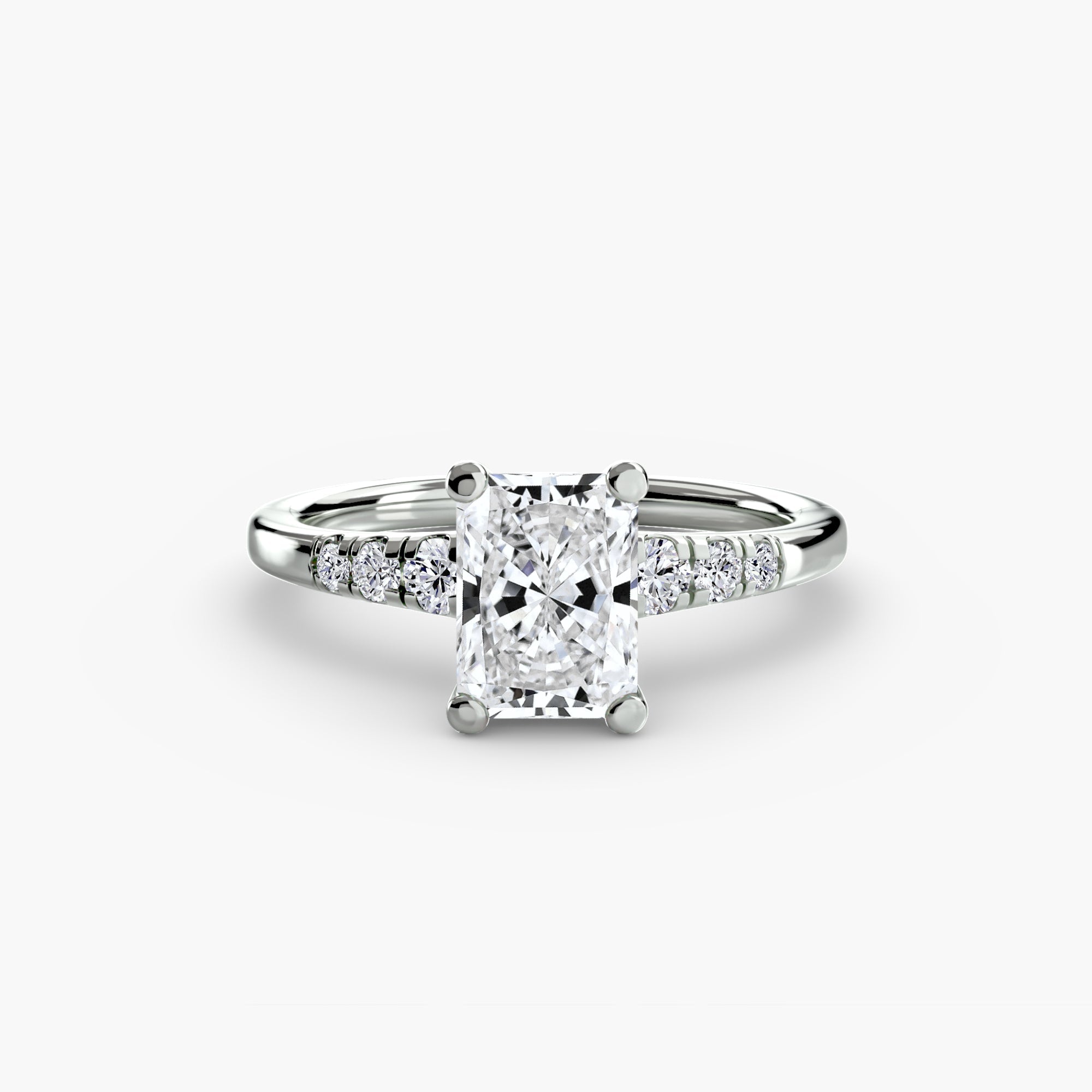 Solitaire with Shoulder Accents - Prestige Stones
