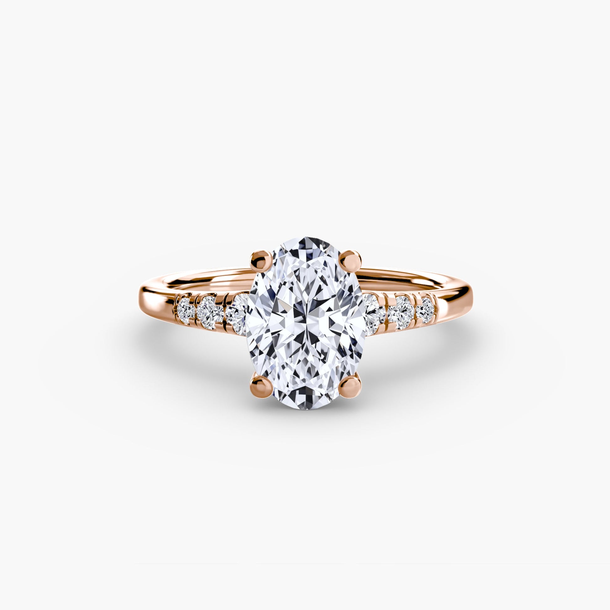 Solitaire with Shoulder Accents - Prestige Stones