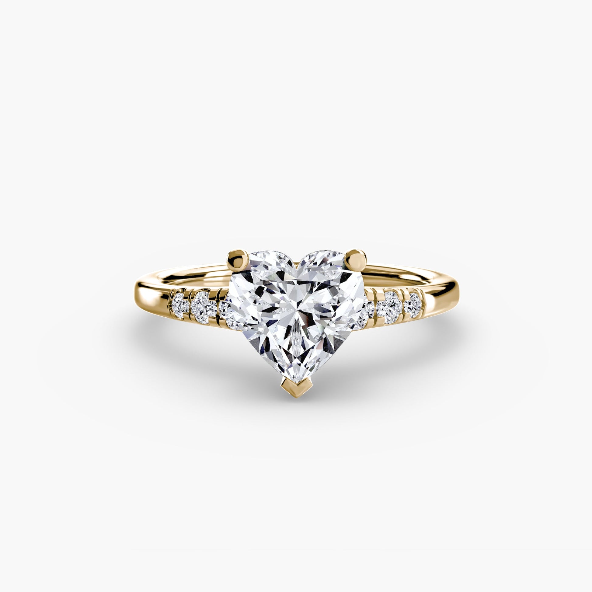 Solitaire with Shoulder Accents - Prestige Stones
