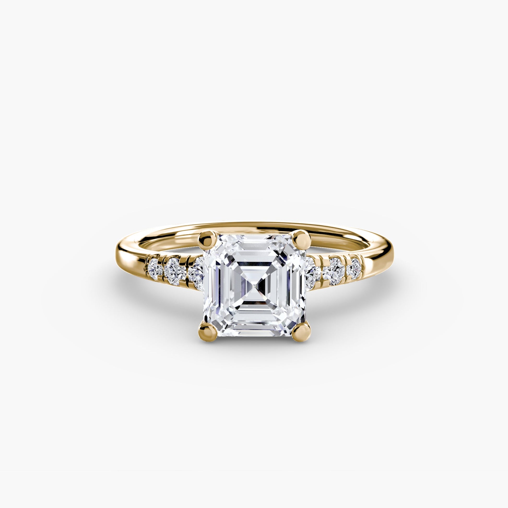 Solitaire with Shoulder Accents - Prestige Stones