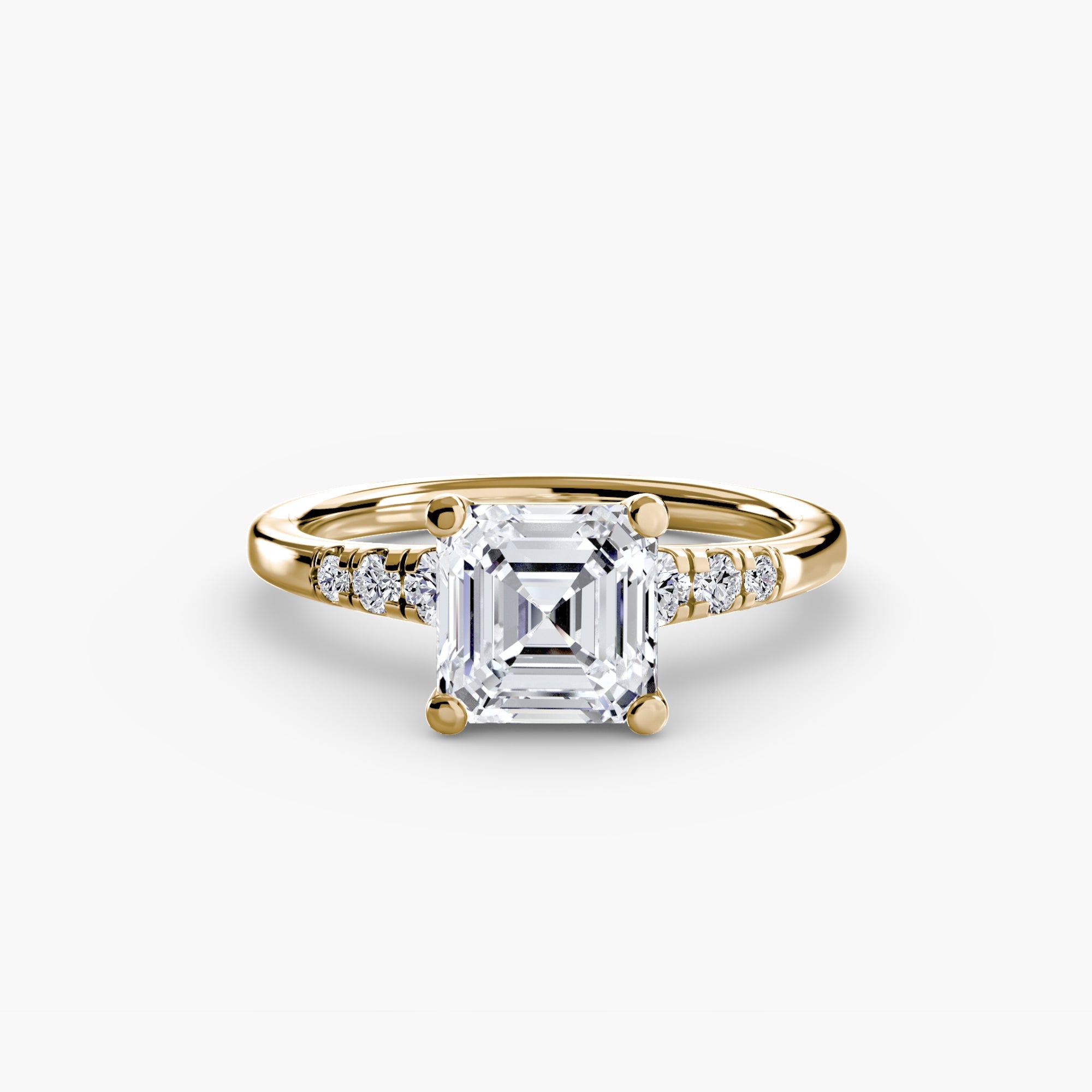 Solitaire with Shoulder Accents - Prestige Stones