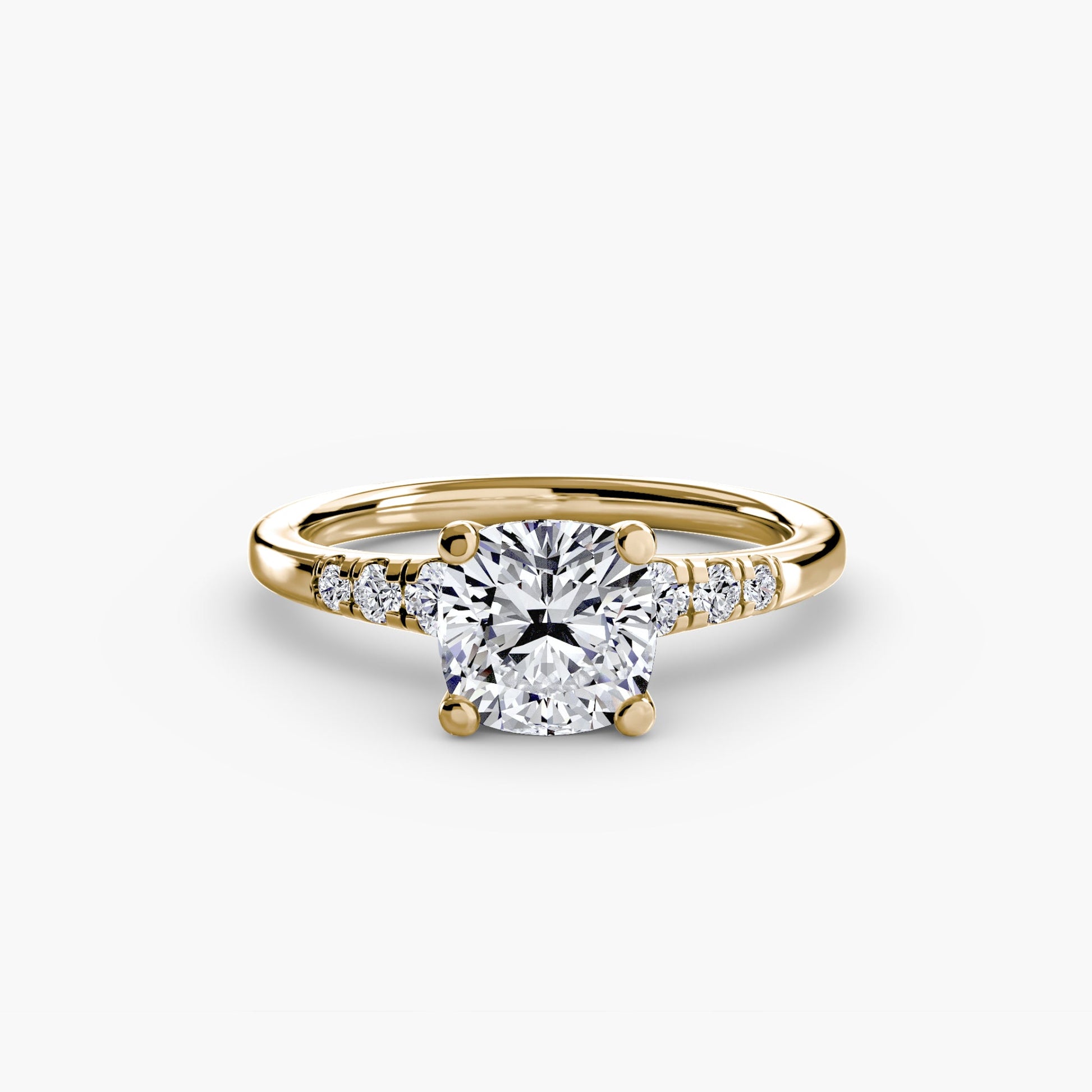 Solitaire with Shoulder Accents - Prestige Stones