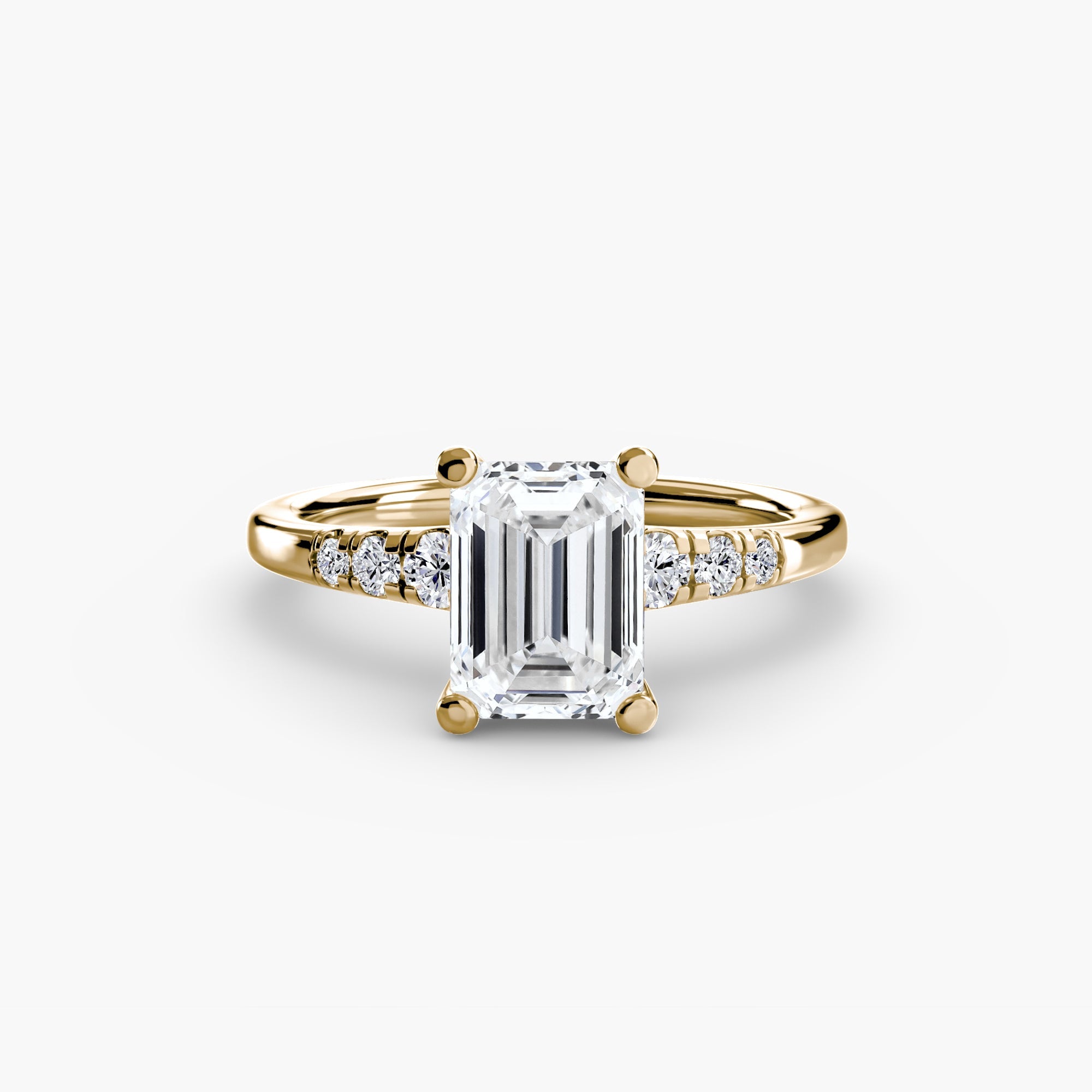 Solitaire with Shoulder Accents - Prestige Stones